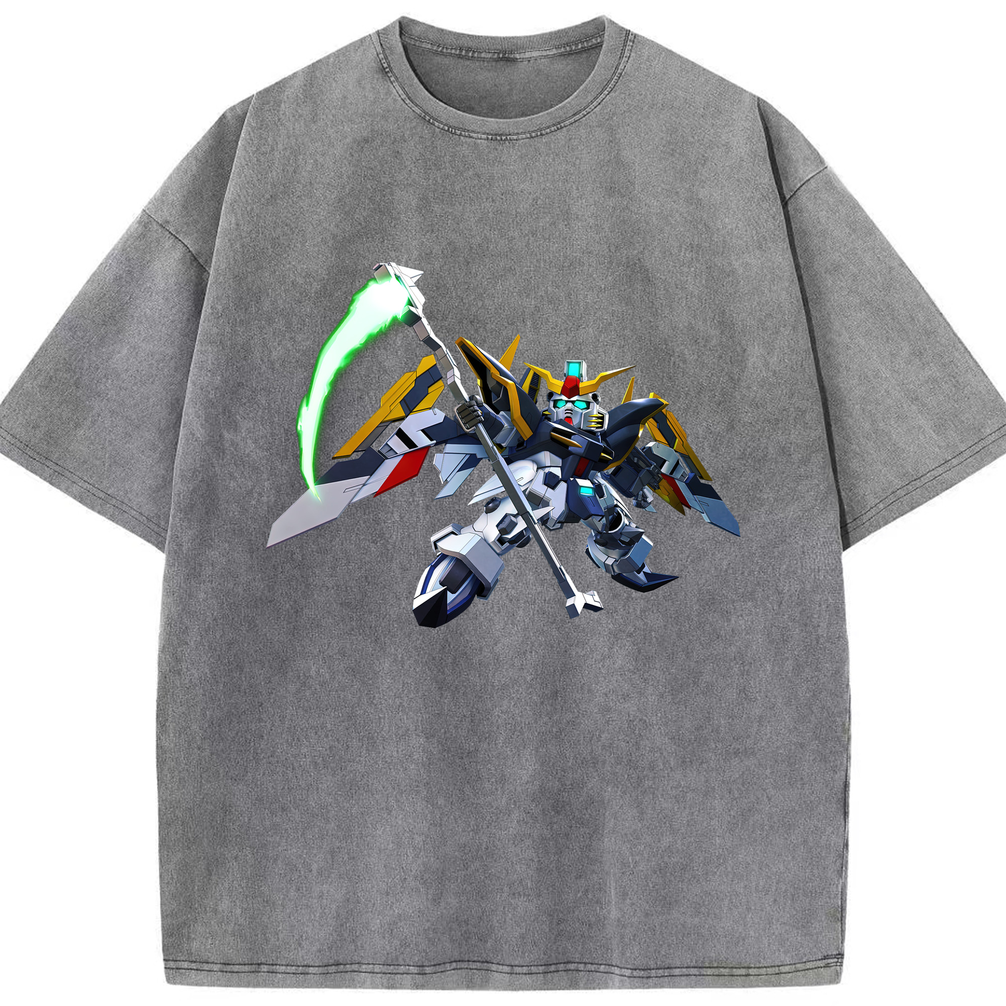 （画像用） 機動戦士ガンダム Mobile Suit Gundam 綿100% ヴィンテージ風 半袖Tシャツ（フロントプリント）