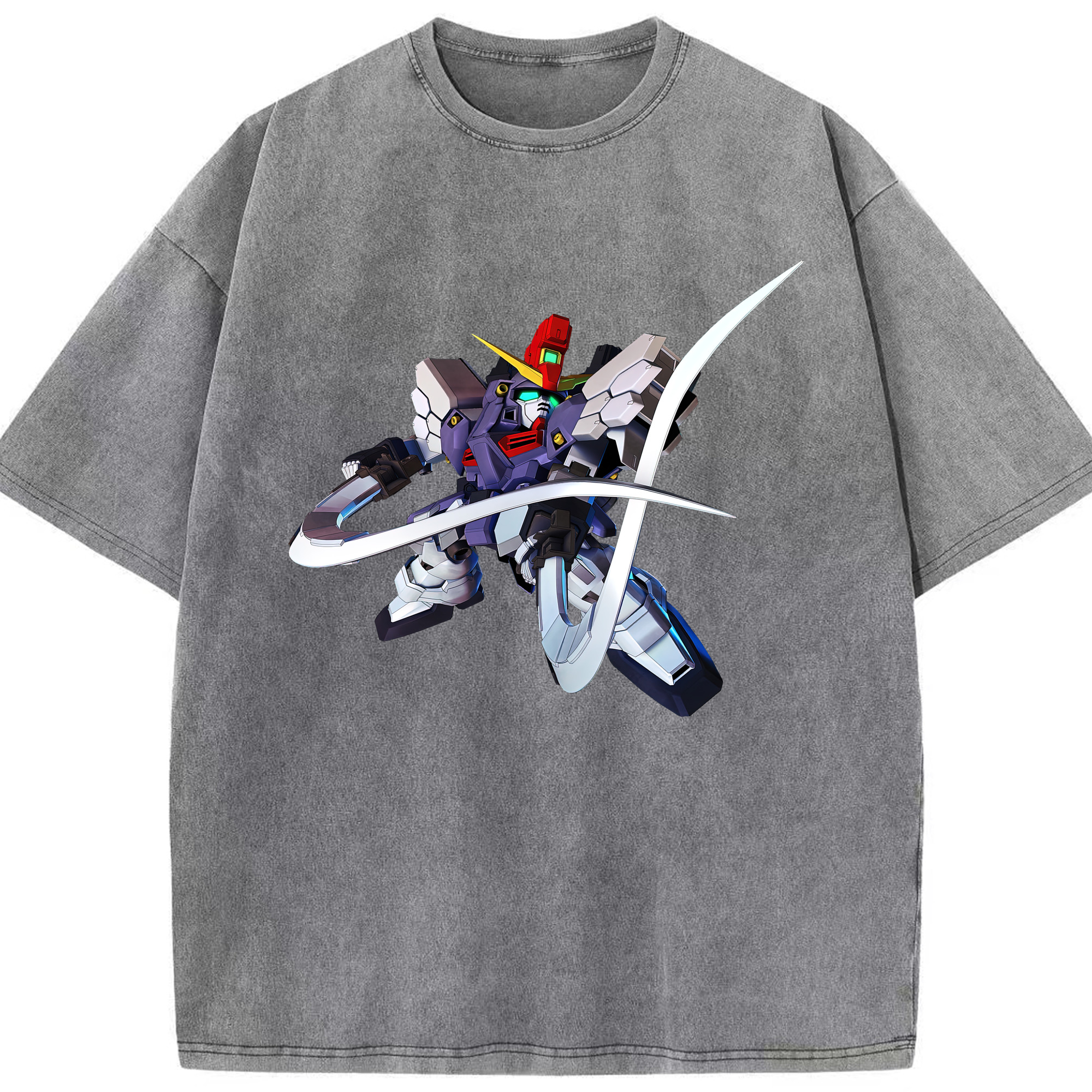 （画像用） 機動戦士ガンダム Mobile Suit Gundam 綿100% ヴィンテージ風 半袖Tシャツ（フロントプリント）