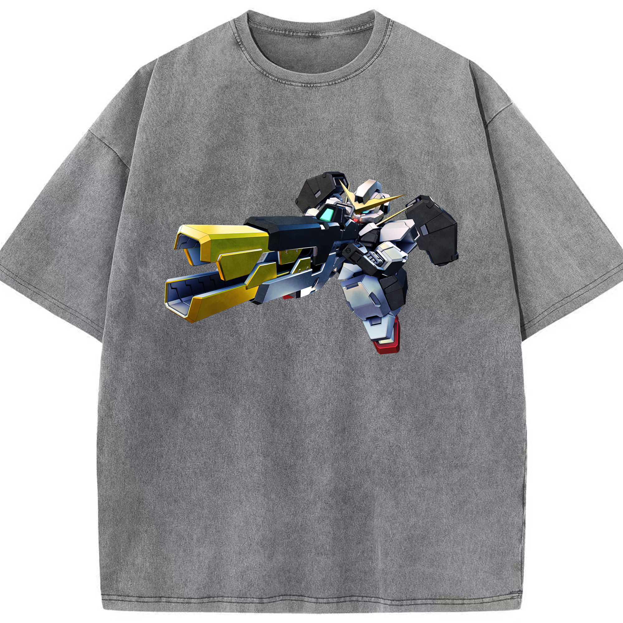 （画像用） 機動戦士ガンダム Mobile Suit Gundam 綿100% ヴィンテージ風 半袖Tシャツ（フロントプリント）