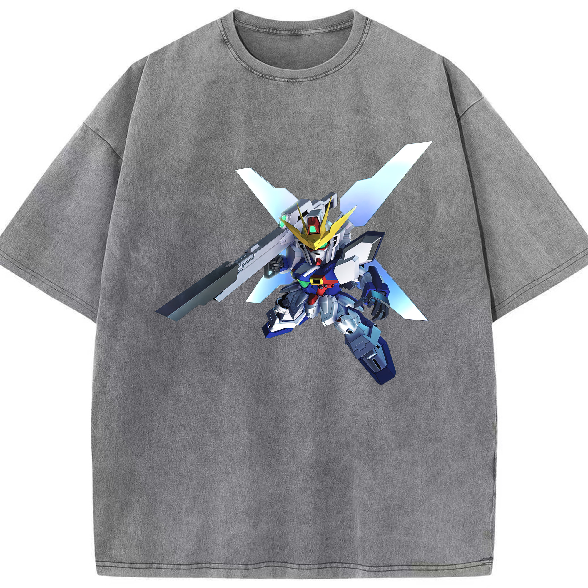 （画像用） 機動戦士ガンダム Mobile Suit Gundam 綿100% ヴィンテージ風 半袖Tシャツ（フロントプリント）