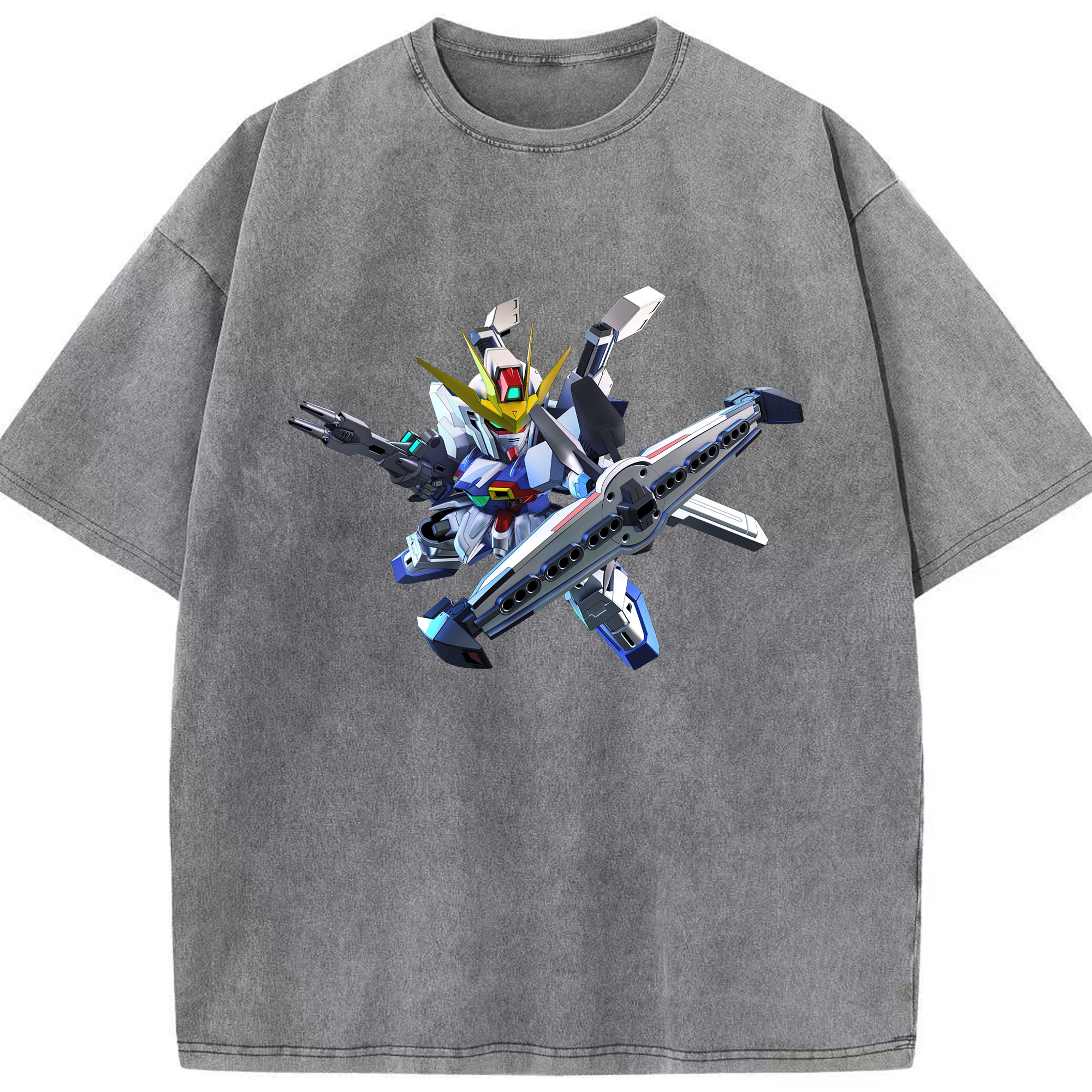 （画像用） 機動戦士ガンダム Mobile Suit Gundam 綿100% ヴィンテージ風 半袖Tシャツ（フロントプリント）