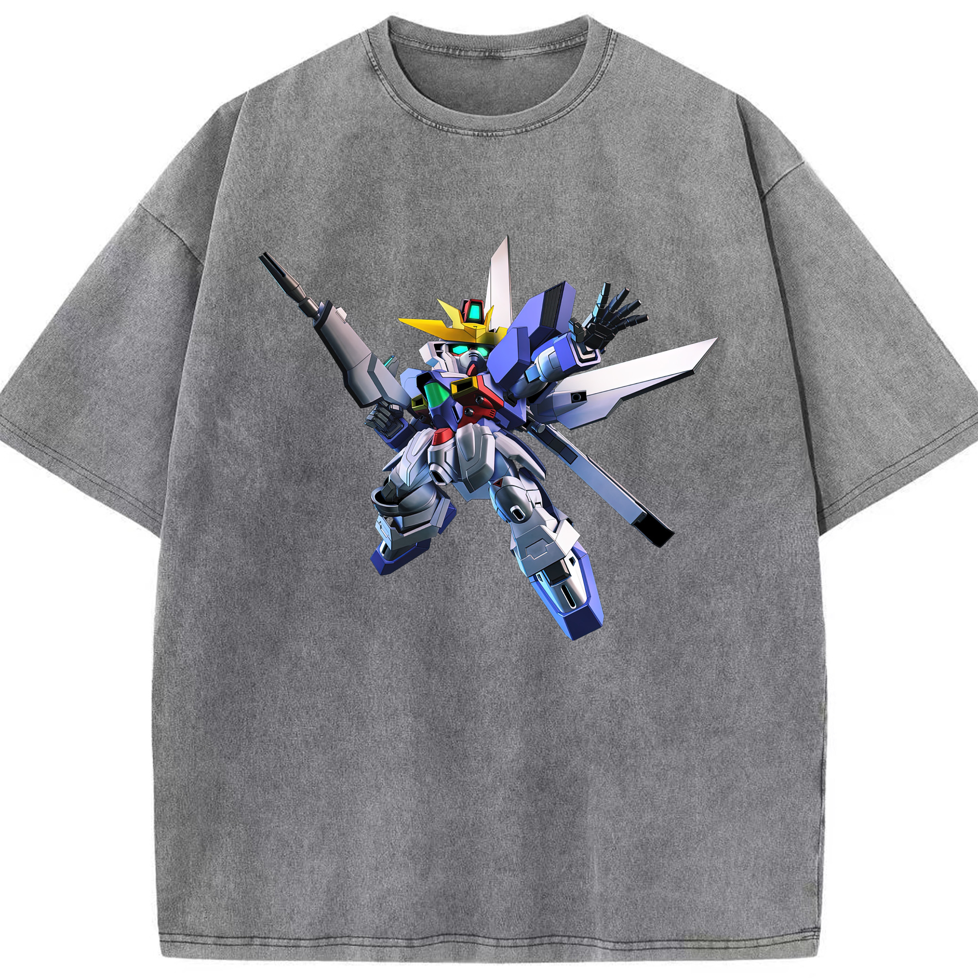 （画像用） 機動戦士ガンダム Mobile Suit Gundam 綿100% ヴィンテージ風 半袖Tシャツ（フロントプリント）
