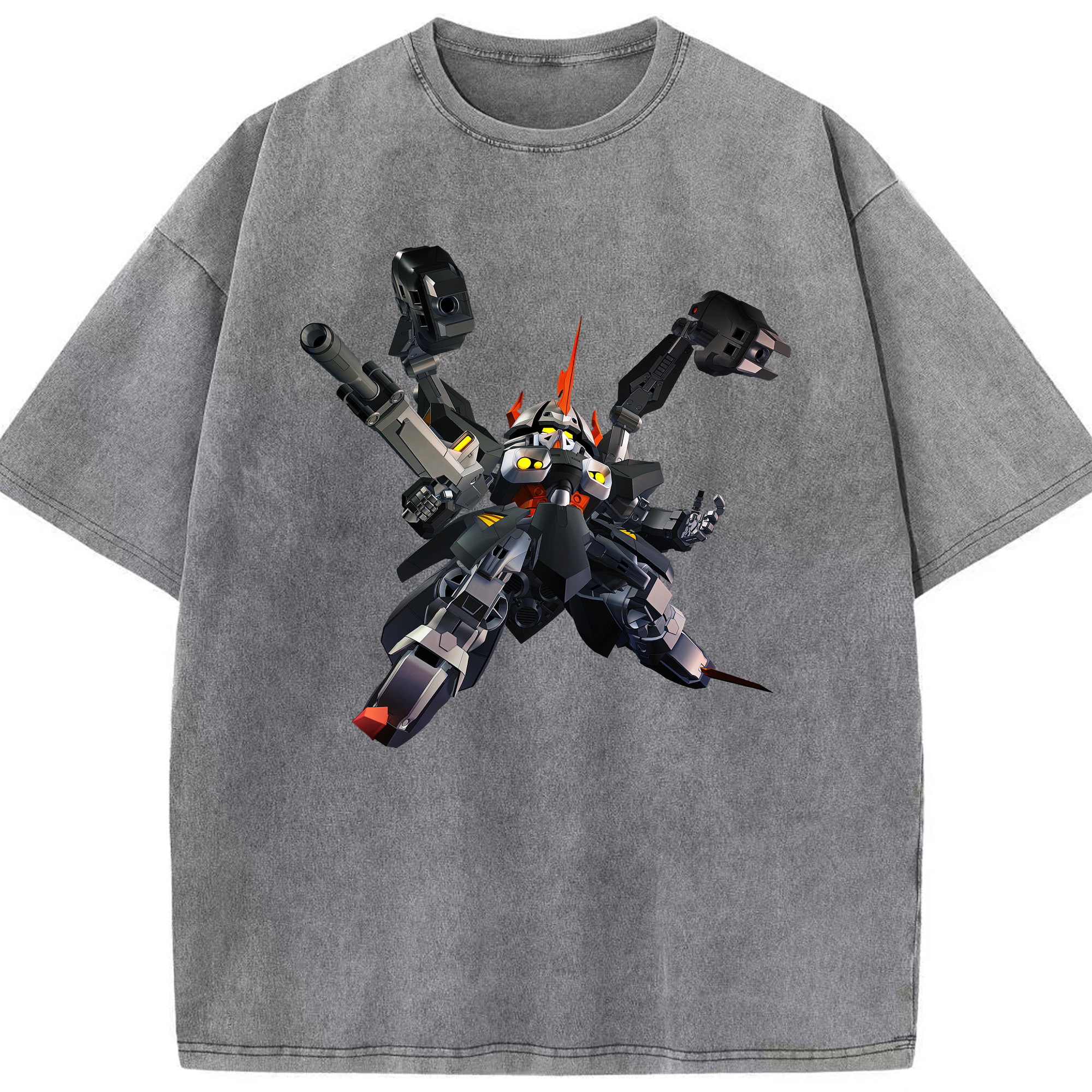 （画像用） 機動戦士ガンダム Mobile Suit Gundam 綿100% ヴィンテージ風 半袖Tシャツ（フロントプリント）