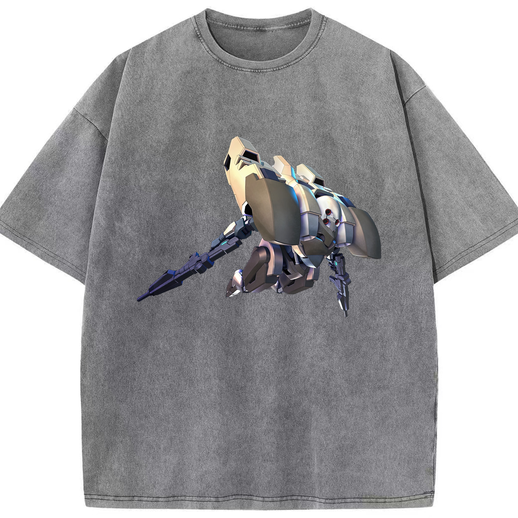 （画像用） 機動戦士ガンダム Mobile Suit Gundam 綿100% ヴィンテージ風 半袖Tシャツ（フロントプリント）