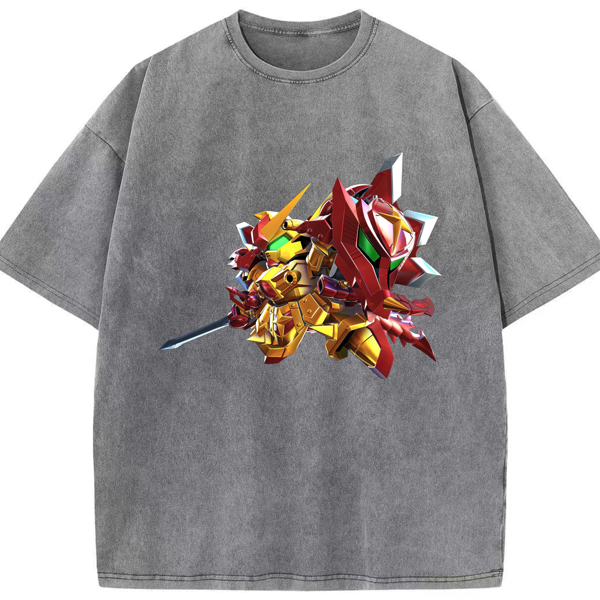 （画像用） 機動戦士ガンダム Mobile Suit Gundam 綿100% ヴィンテージ風 半袖Tシャツ（フロントプリント）