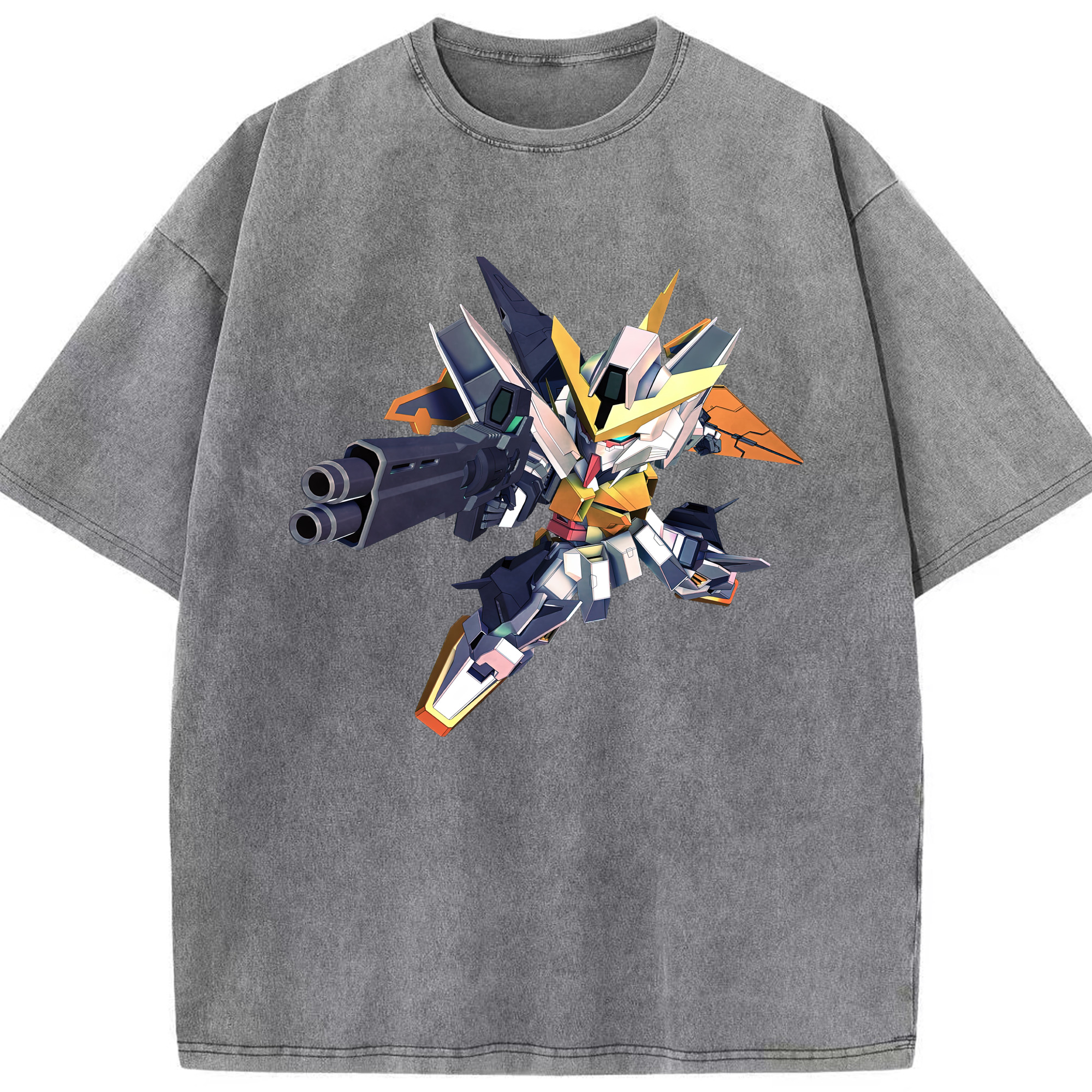 （画像用） 機動戦士ガンダム Mobile Suit Gundam 綿100% ヴィンテージ風 半袖Tシャツ（フロントプリント）