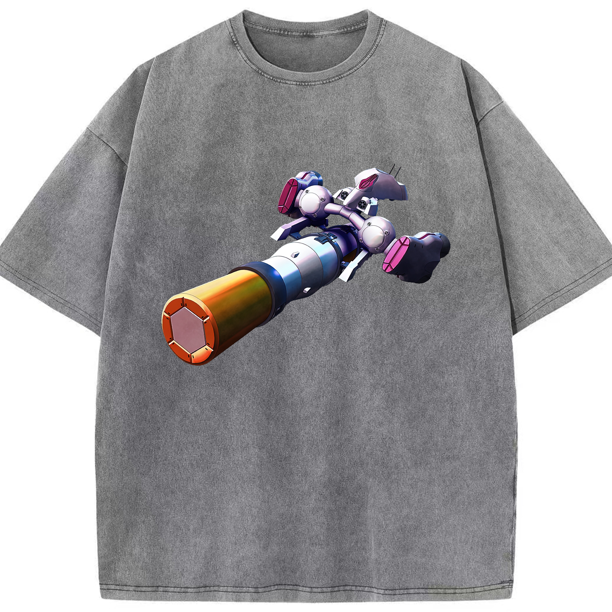 （画像用） 機動戦士ガンダム Mobile Suit Gundam 綿100% ヴィンテージ風 半袖Tシャツ（フロントプリント）