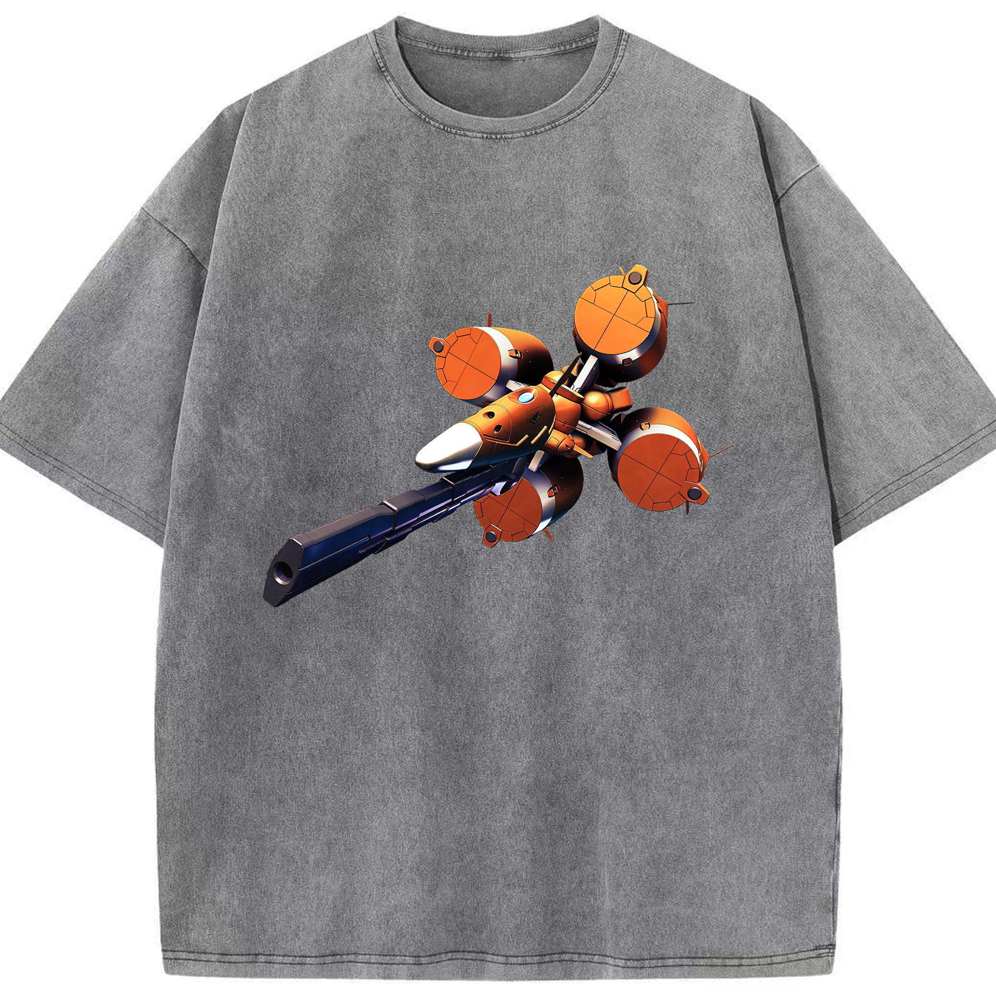 （画像用） 機動戦士ガンダム Mobile Suit Gundam 綿100% ヴィンテージ風 半袖Tシャツ（フロントプリント）