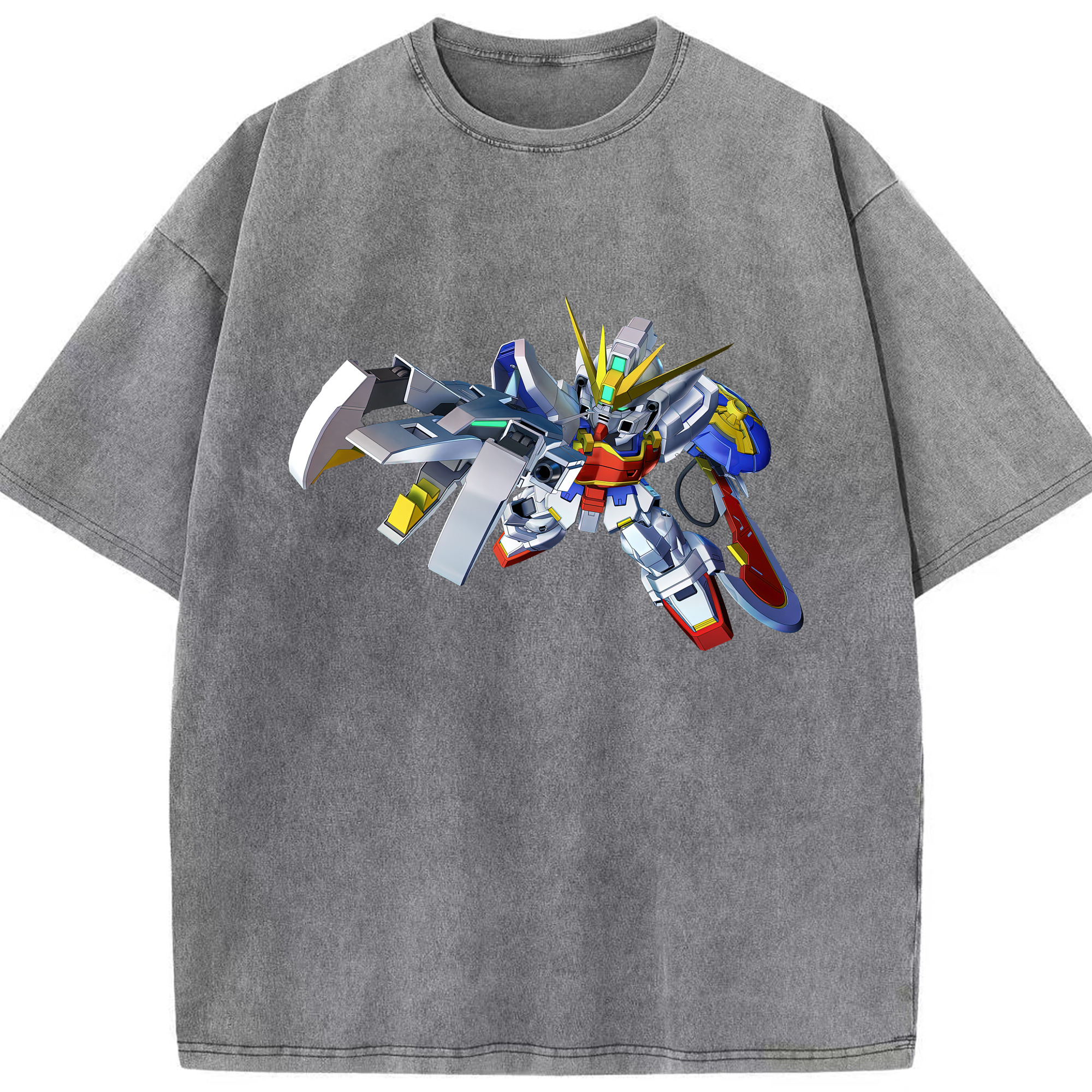 （画像用） 機動戦士ガンダム Mobile Suit Gundam 綿100% ヴィンテージ風 半袖Tシャツ（フロントプリント）