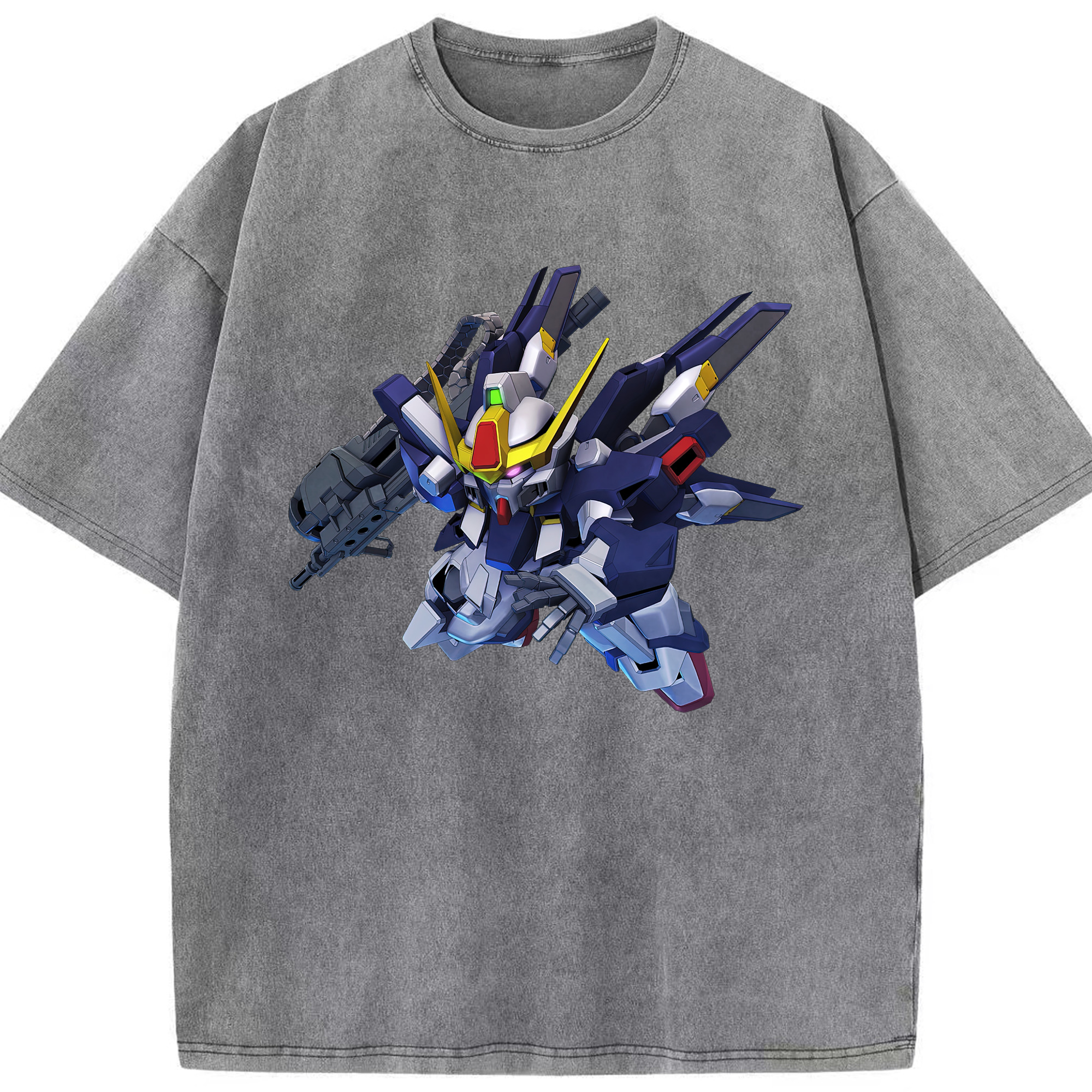 （画像用） 機動戦士ガンダム Mobile Suit Gundam 綿100% ヴィンテージ風 半袖Tシャツ（フロントプリント）