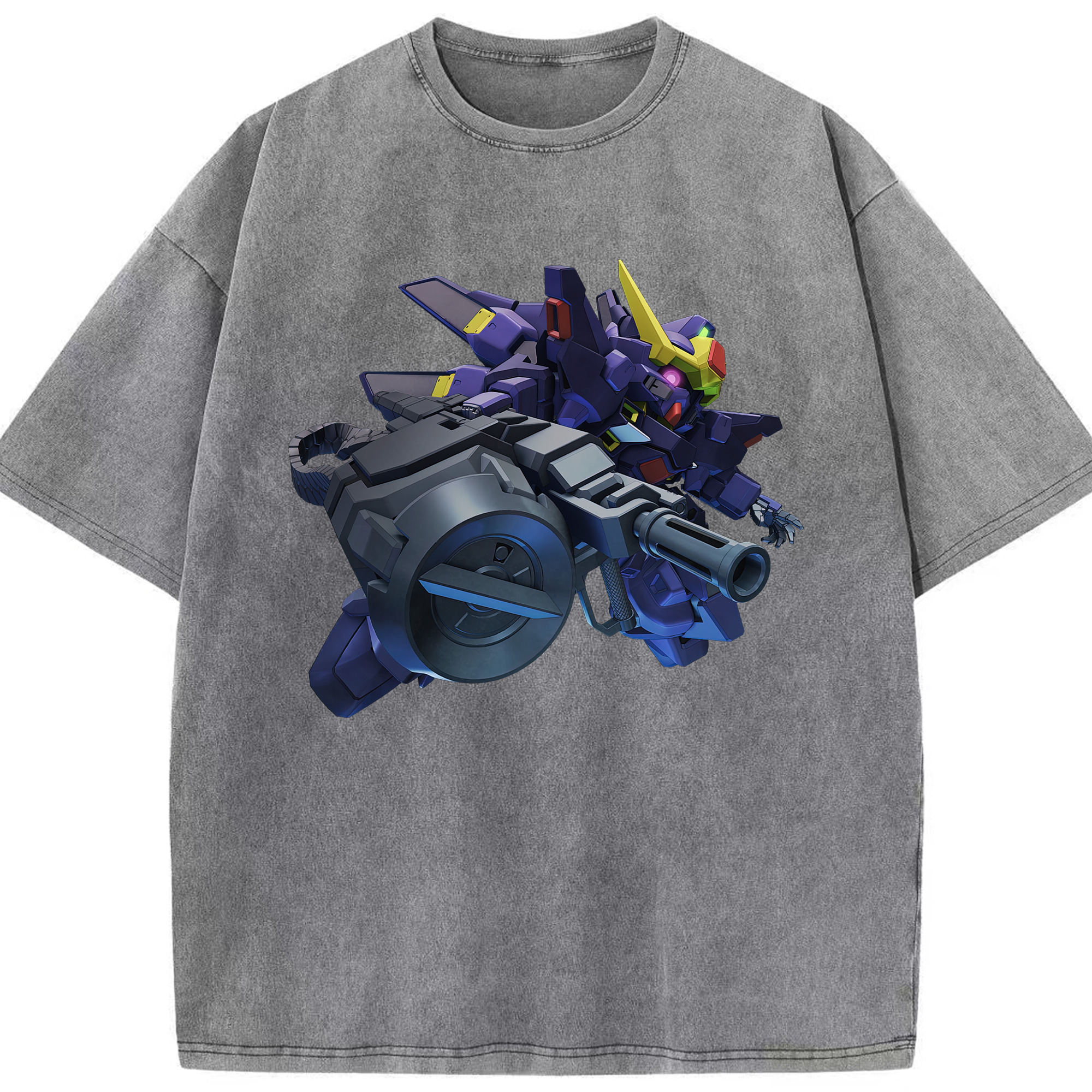 （画像用） 機動戦士ガンダム Mobile Suit Gundam 綿100% ヴィンテージ風 半袖Tシャツ（フロントプリント）