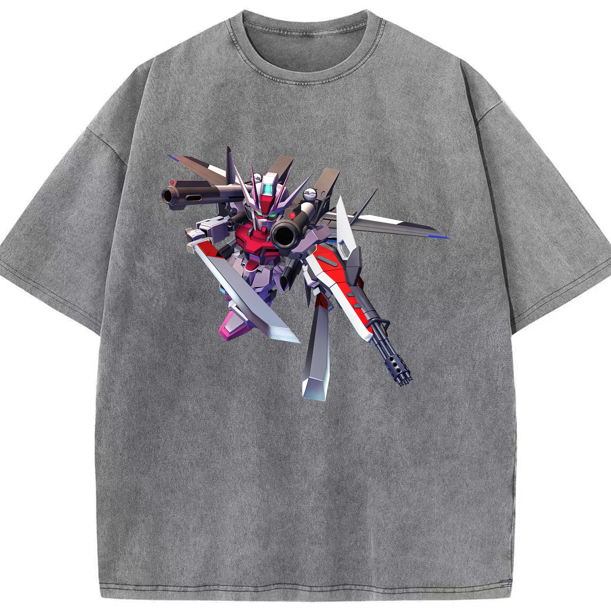 （画像用） 機動戦士ガンダム Mobile Suit Gundam 綿100% ヴィンテージ風 半袖Tシャツ（フロントプリント）
