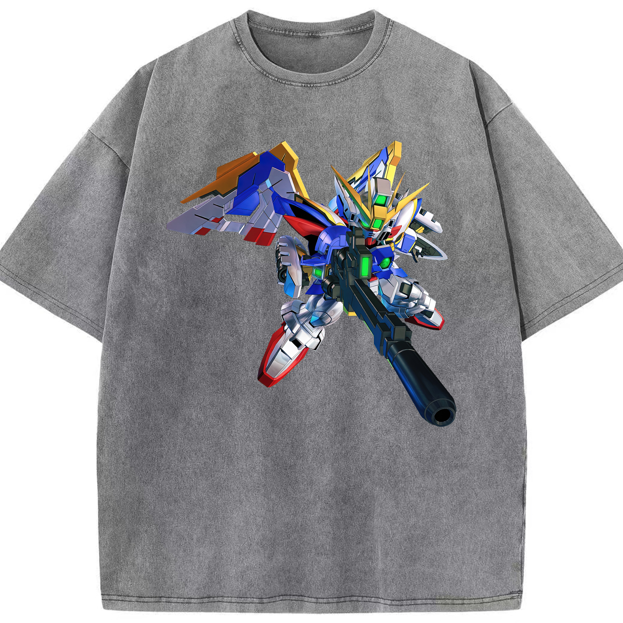 （画像用） 機動戦士ガンダム Mobile Suit Gundam 綿100% ヴィンテージ風 半袖Tシャツ（フロントプリント）