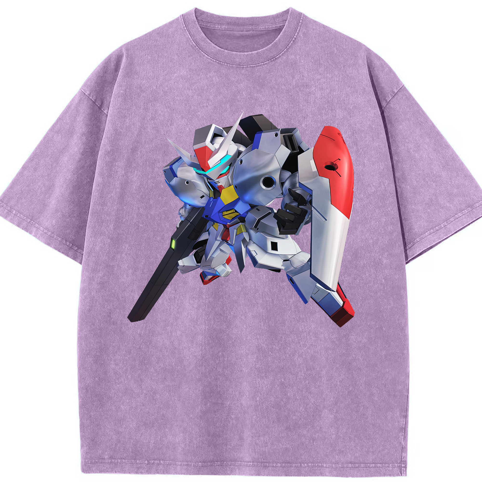 （画像用） 機動戦士ガンダム Mobile Suit Gundam 綿100% ヴィンテージ風 半袖Tシャツ（フロントプリント）