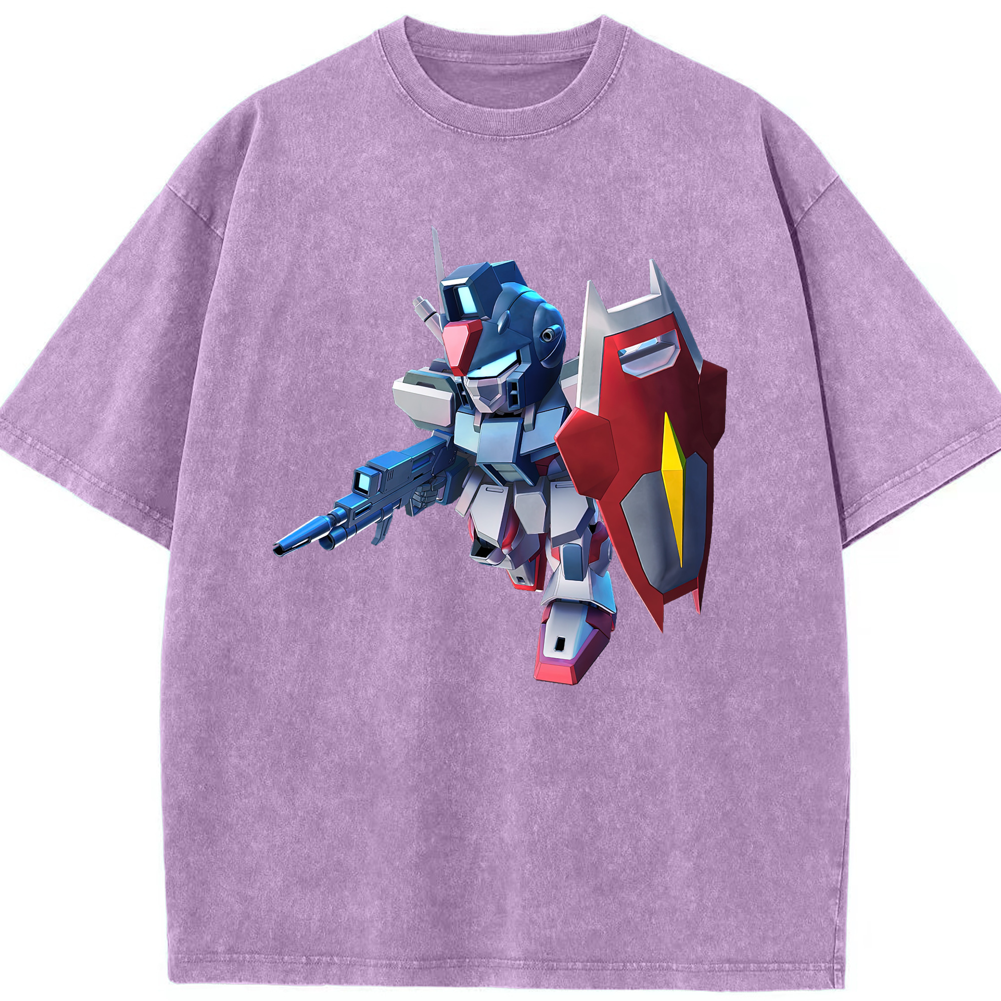 （画像用） 機動戦士ガンダム Mobile Suit Gundam 綿100% ヴィンテージ風 半袖Tシャツ（フロントプリント）
