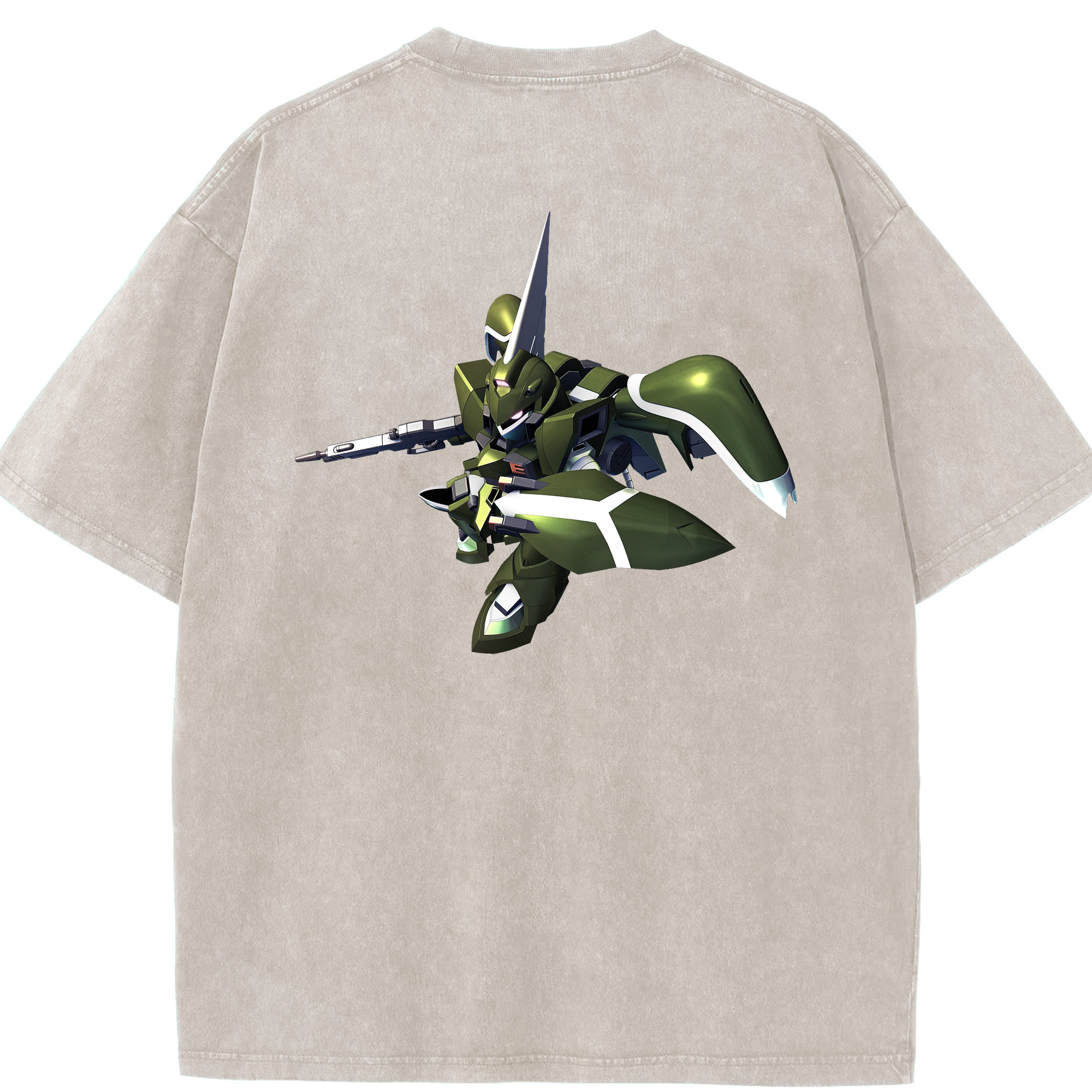 （画像用） 機動戦士ガンダム Mobile Suit Gundam 綿100% ヴィンテージ風 半袖Tシャツ（背面プリント）