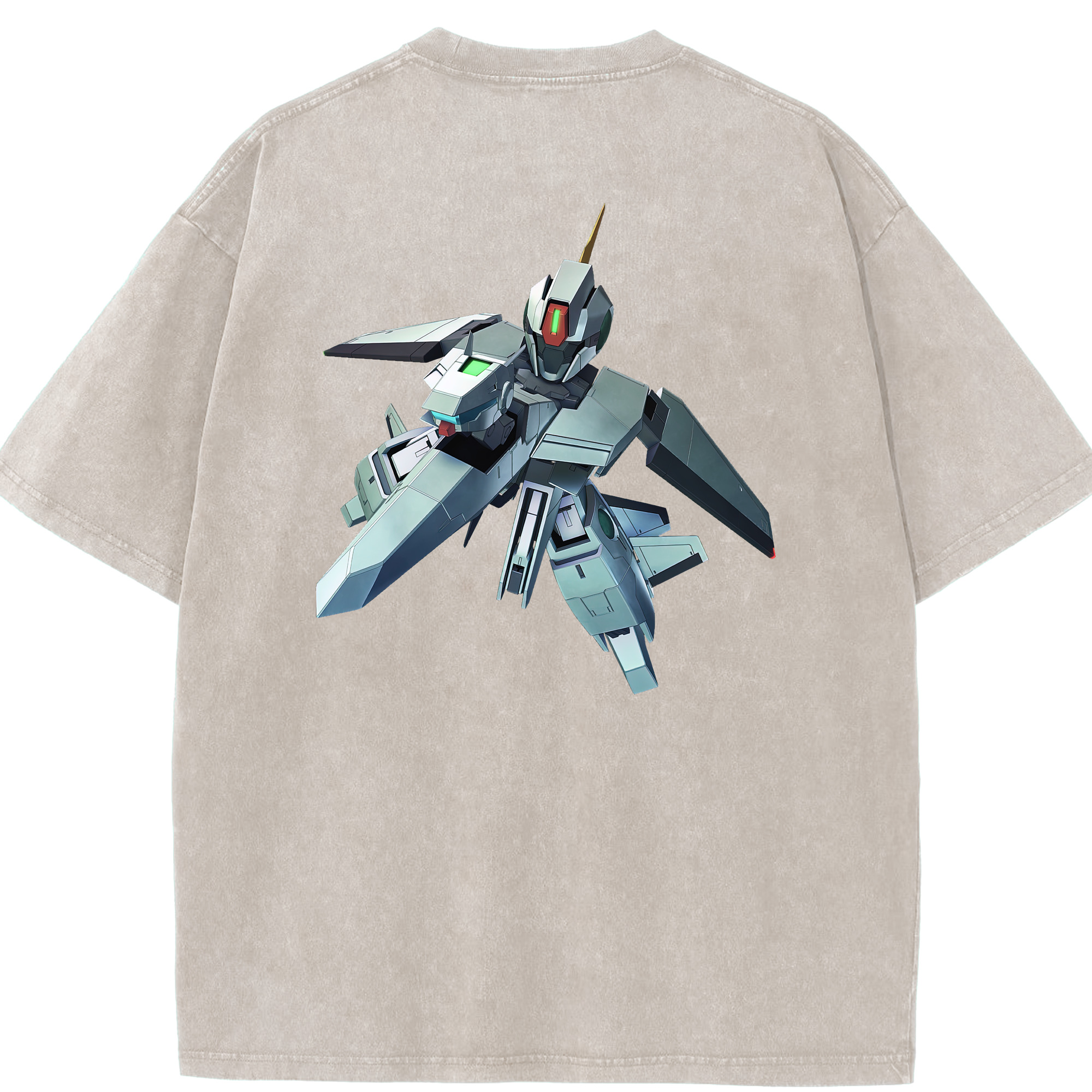 （画像用） 機動戦士ガンダム Mobile Suit Gundam 綿100% ヴィンテージ風 半袖Tシャツ（背面プリント）