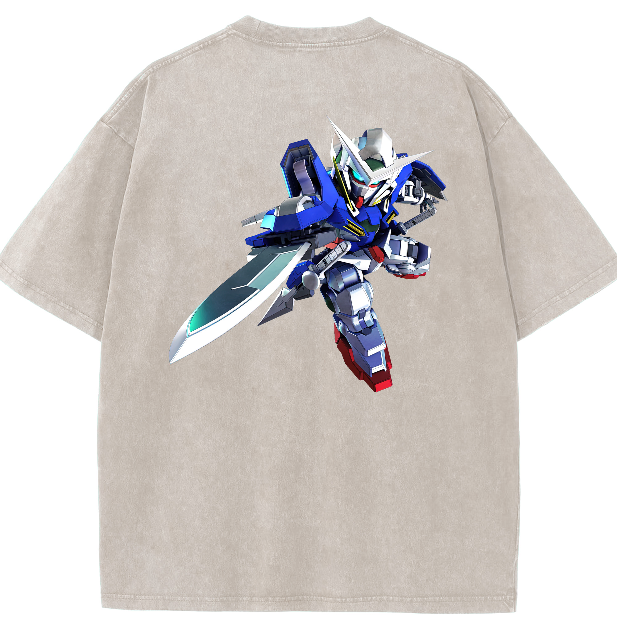 （画像用） 機動戦士ガンダム Mobile Suit Gundam 綿100% ヴィンテージ風 半袖Tシャツ（背面プリント）