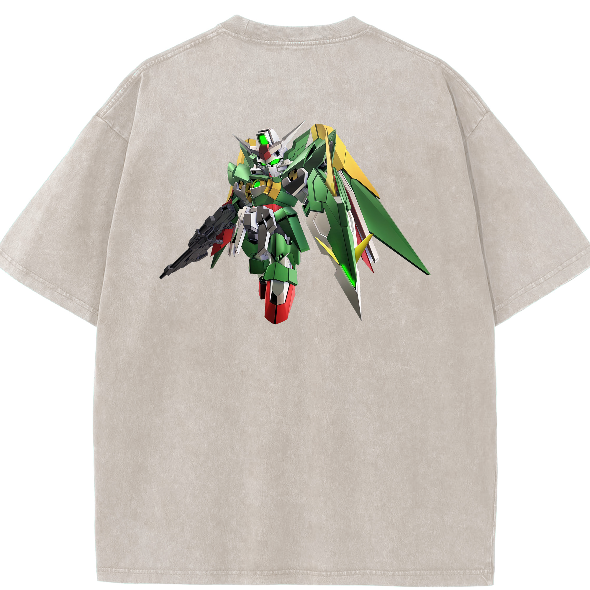 （画像用） 機動戦士ガンダム Mobile Suit Gundam 綿100% ヴィンテージ風 半袖Tシャツ（背面プリント）