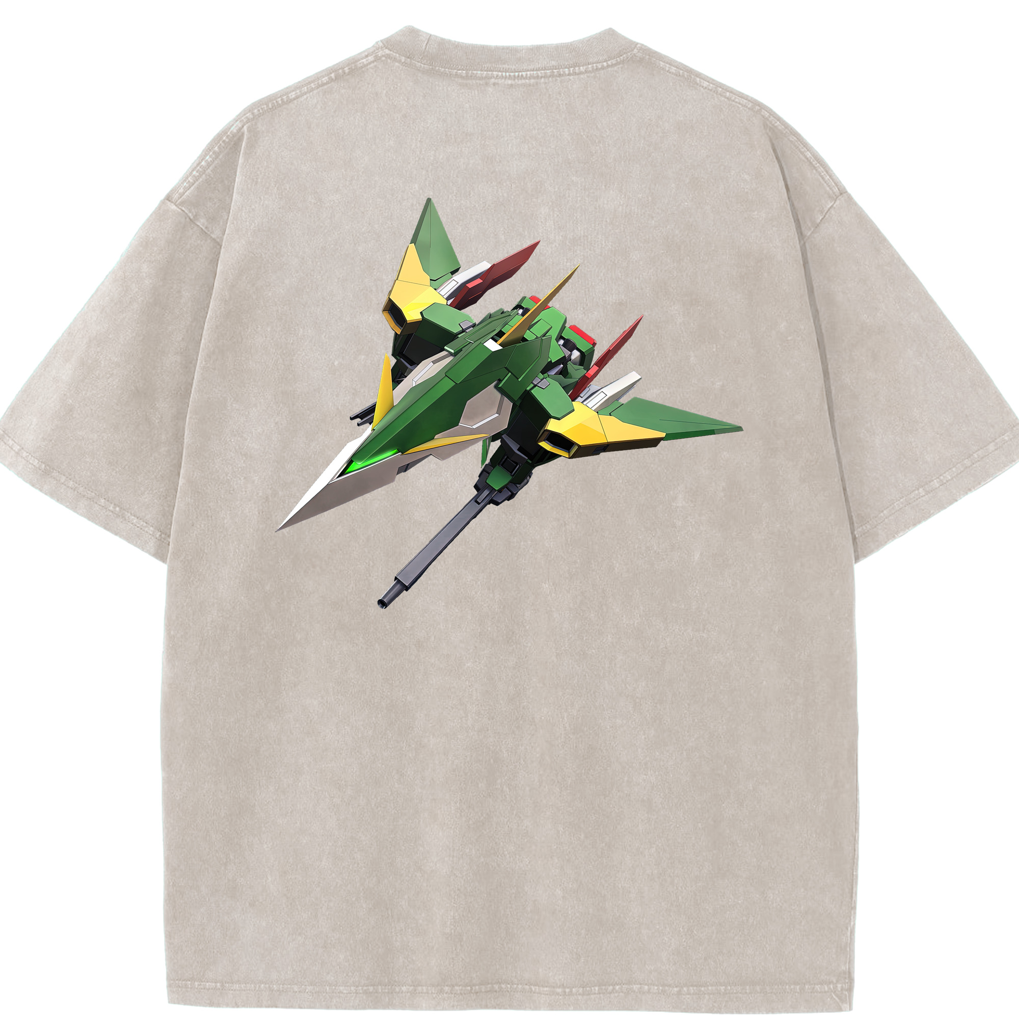 （画像用） 機動戦士ガンダム Mobile Suit Gundam 綿100% ヴィンテージ風 半袖Tシャツ（背面プリント）