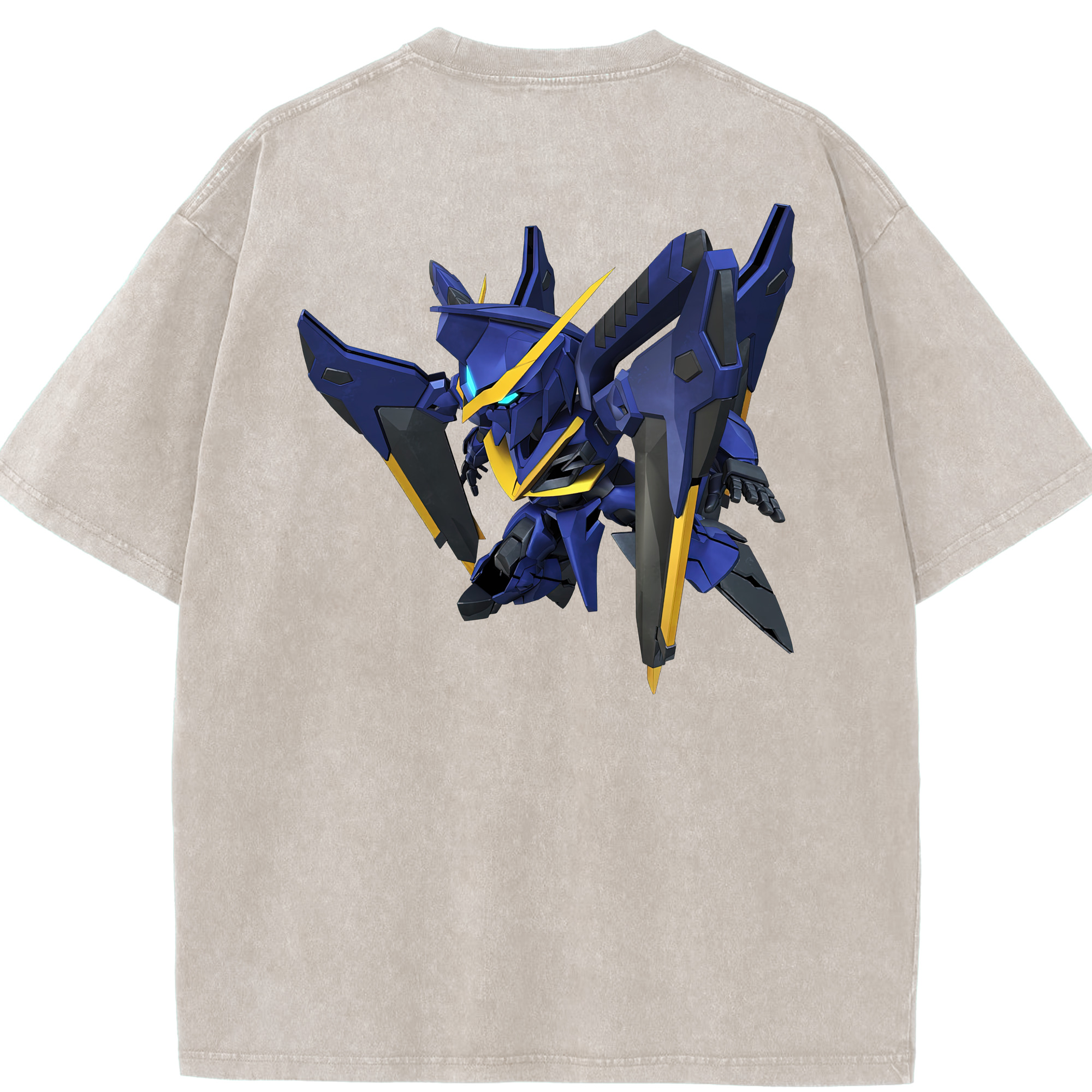 （画像用） 機動戦士ガンダム Mobile Suit Gundam 綿100% ヴィンテージ風 半袖Tシャツ（背面プリント）