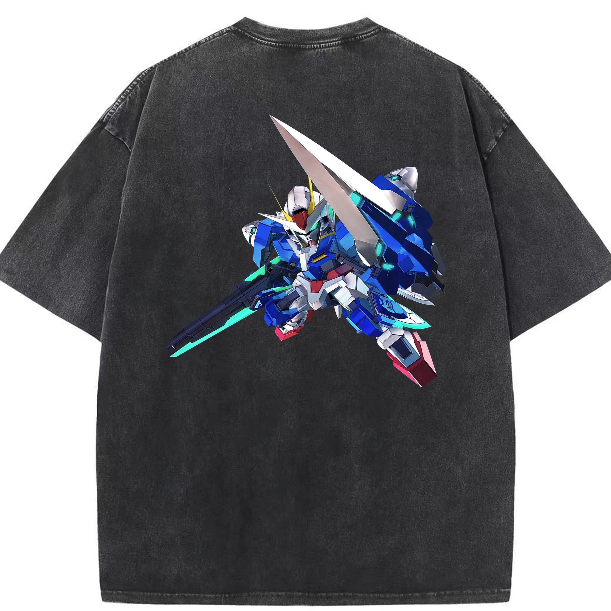 （画像用） 機動戦士ガンダム Mobile Suit Gundam 綿100% ヴィンテージ風 半袖Tシャツ（背面プリント）