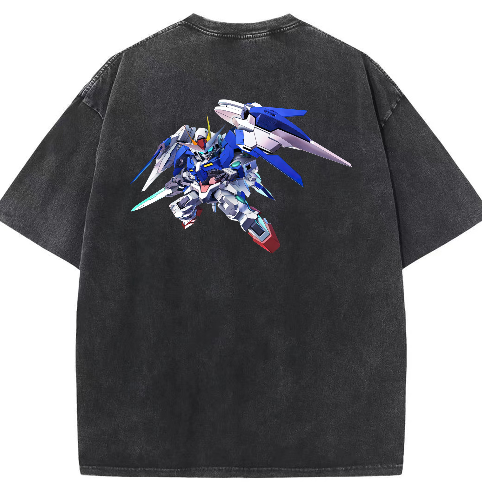 （画像用） 機動戦士ガンダム Mobile Suit Gundam 綿100% ヴィンテージ風 半袖Tシャツ（背面プリント）