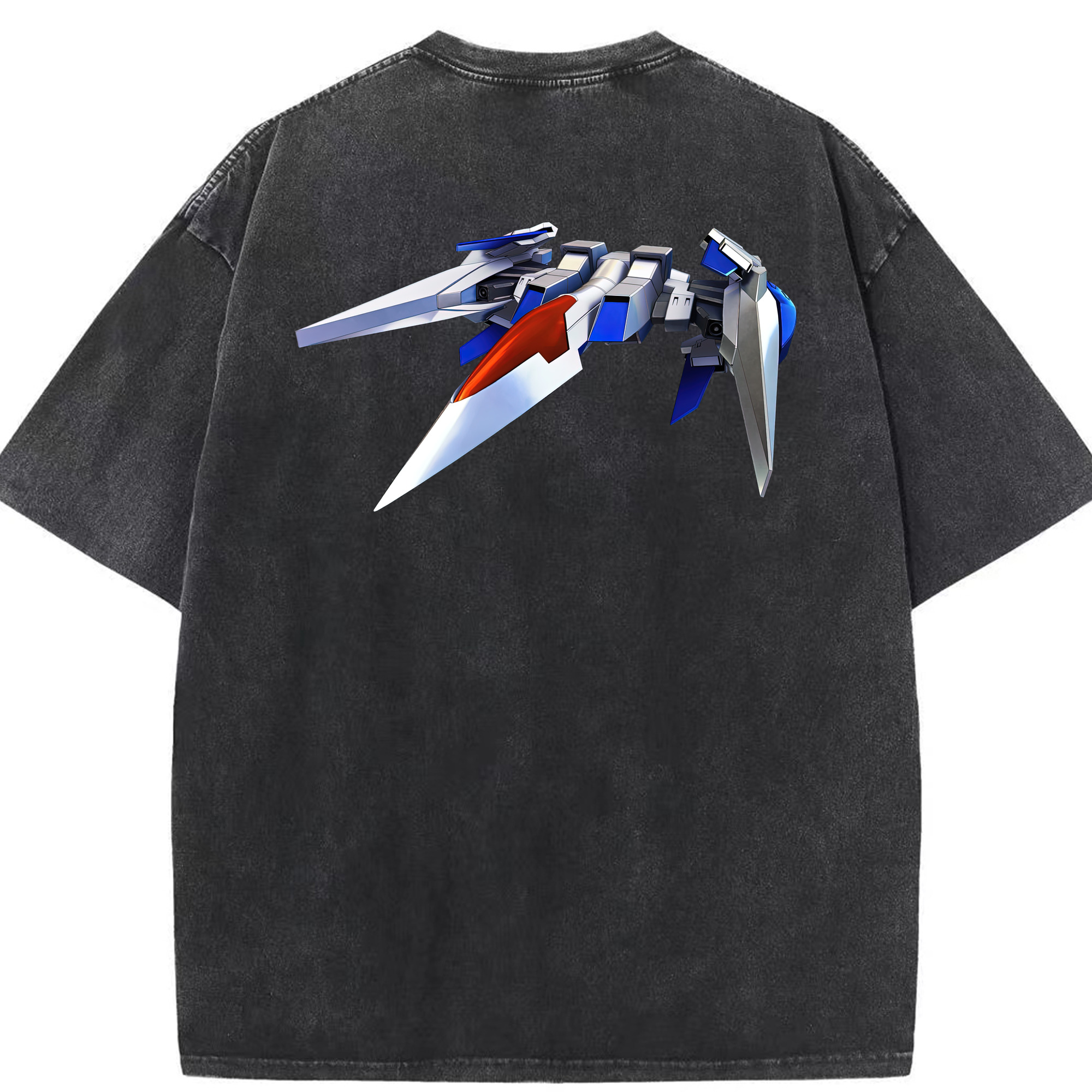 （画像用） 機動戦士ガンダム Mobile Suit Gundam 綿100% ヴィンテージ風 半袖Tシャツ（背面プリント）