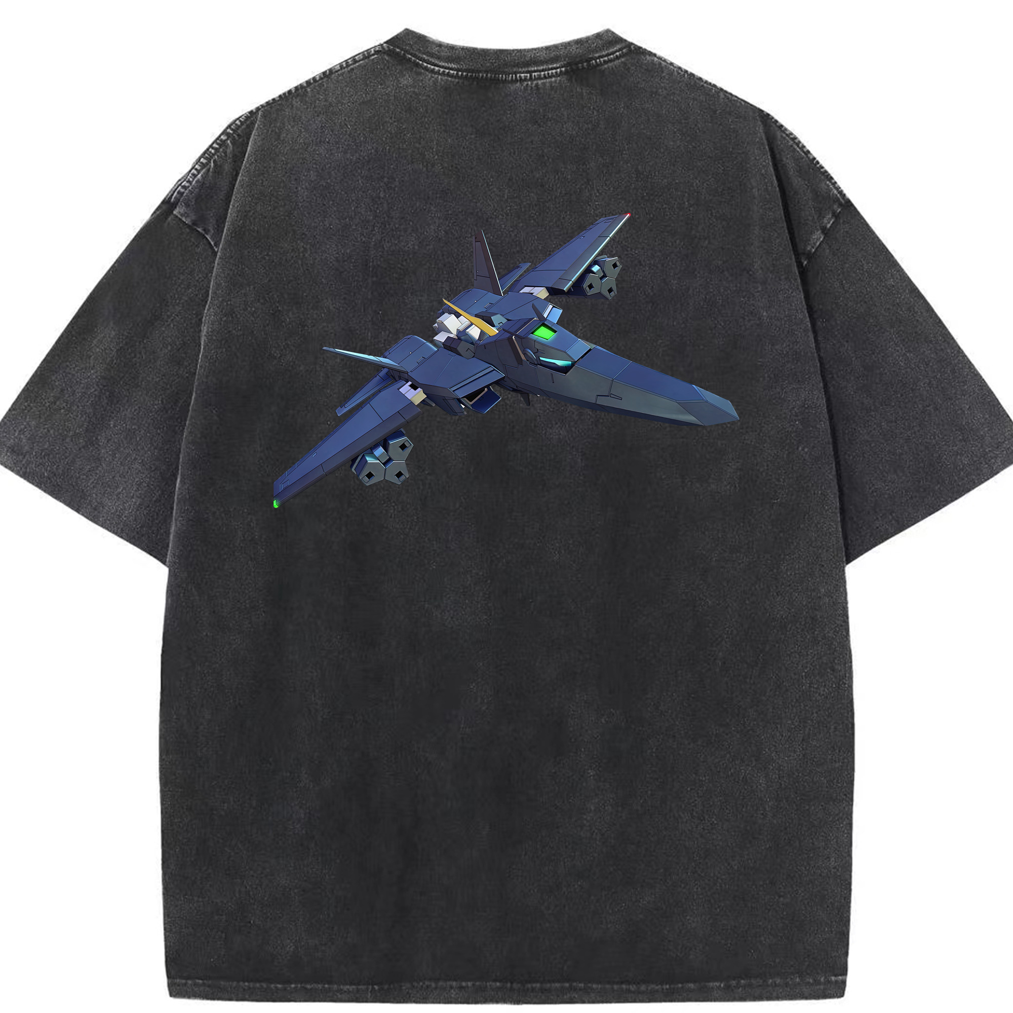（画像用） 機動戦士ガンダム Mobile Suit Gundam 綿100% ヴィンテージ風 半袖Tシャツ（背面プリント）