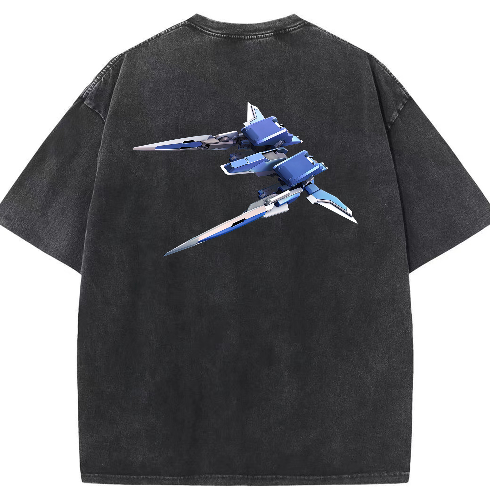 （画像用） 機動戦士ガンダム Mobile Suit Gundam 綿100% ヴィンテージ風 半袖Tシャツ（背面プリント）