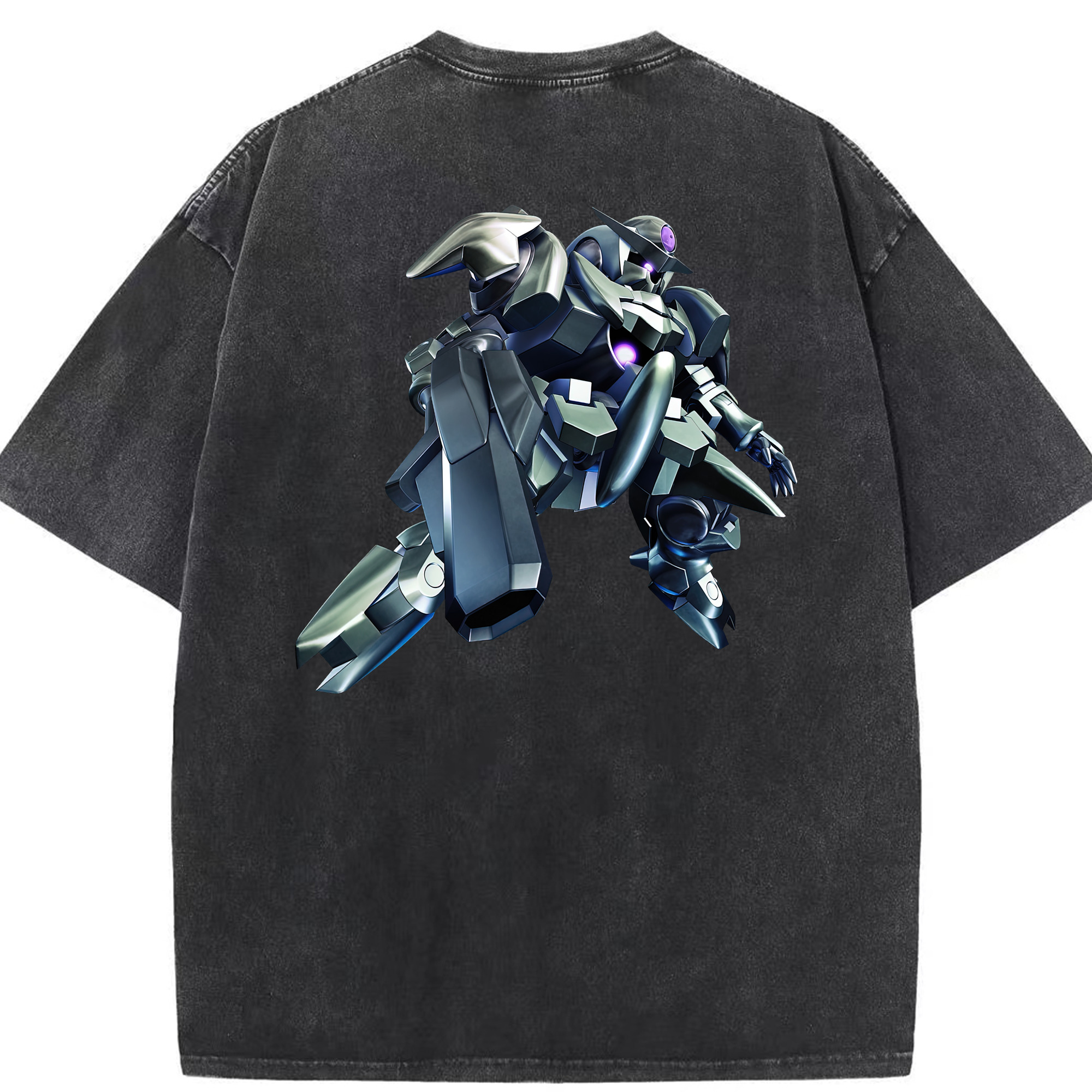 （画像用） 機動戦士ガンダム Mobile Suit Gundam 綿100% ヴィンテージ風 半袖Tシャツ（背面プリント）