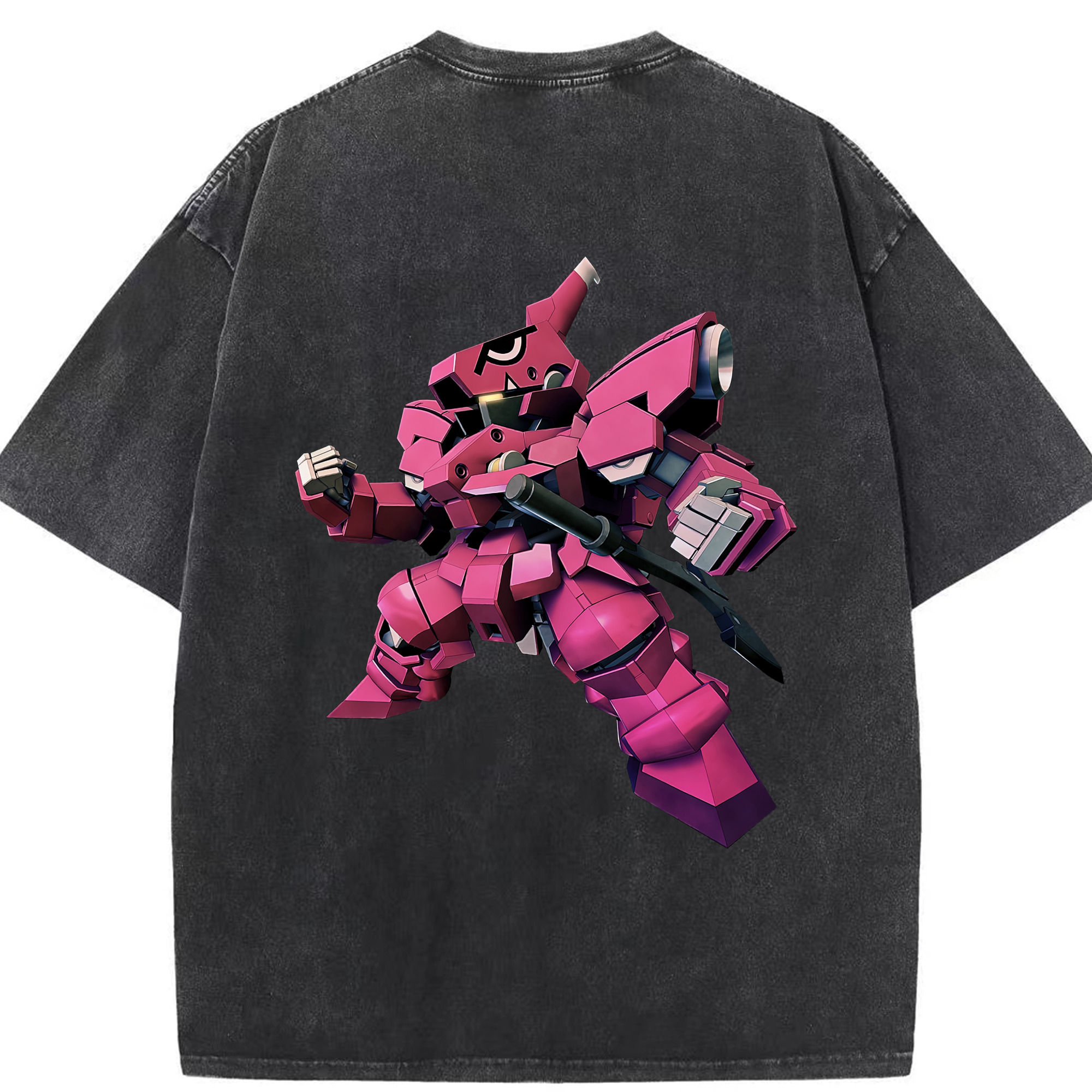 （画像用） 機動戦士ガンダム Mobile Suit Gundam 綿100% ヴィンテージ風 半袖Tシャツ（背面プリント）
