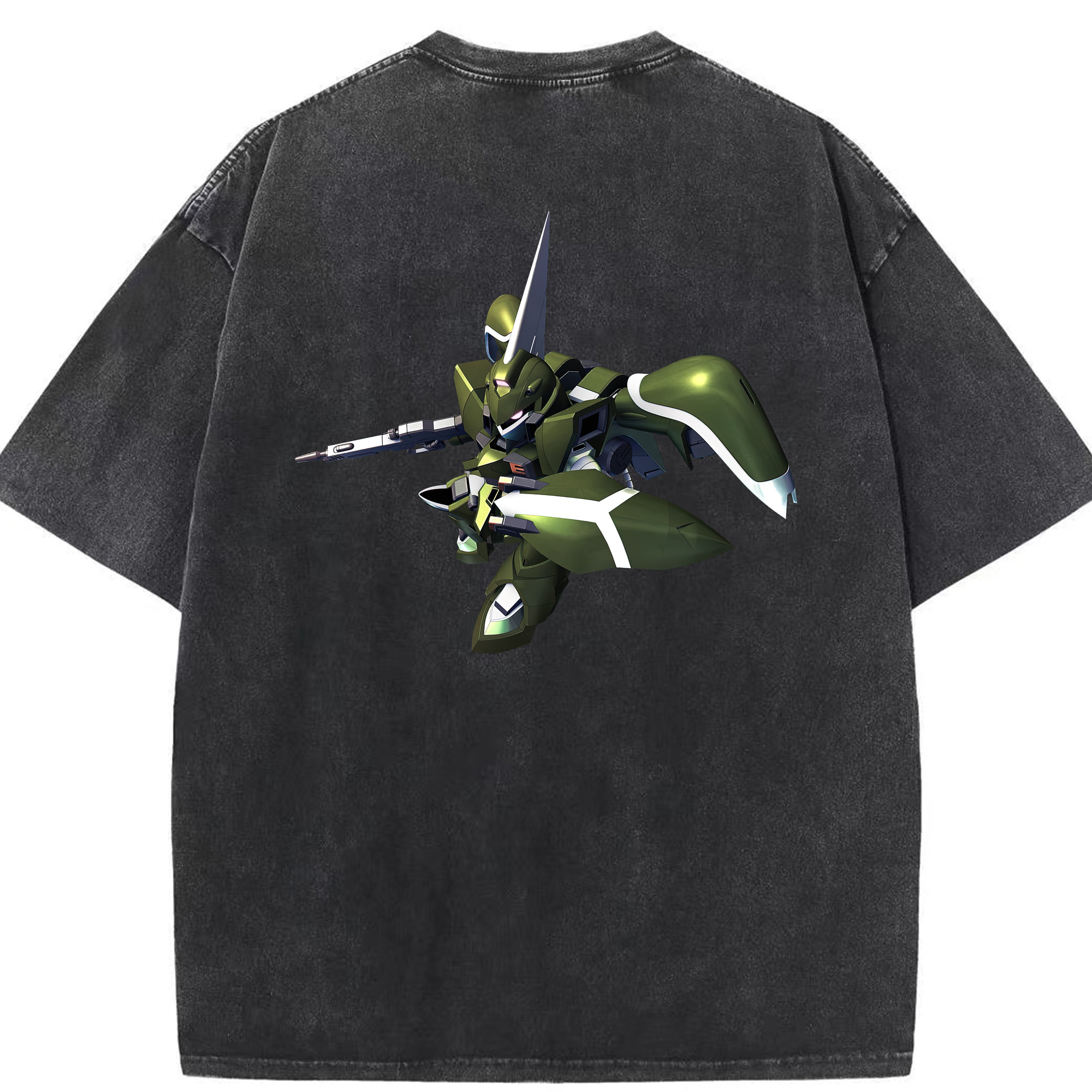 （画像用） 機動戦士ガンダム Mobile Suit Gundam 綿100% ヴィンテージ風 半袖Tシャツ（背面プリント）