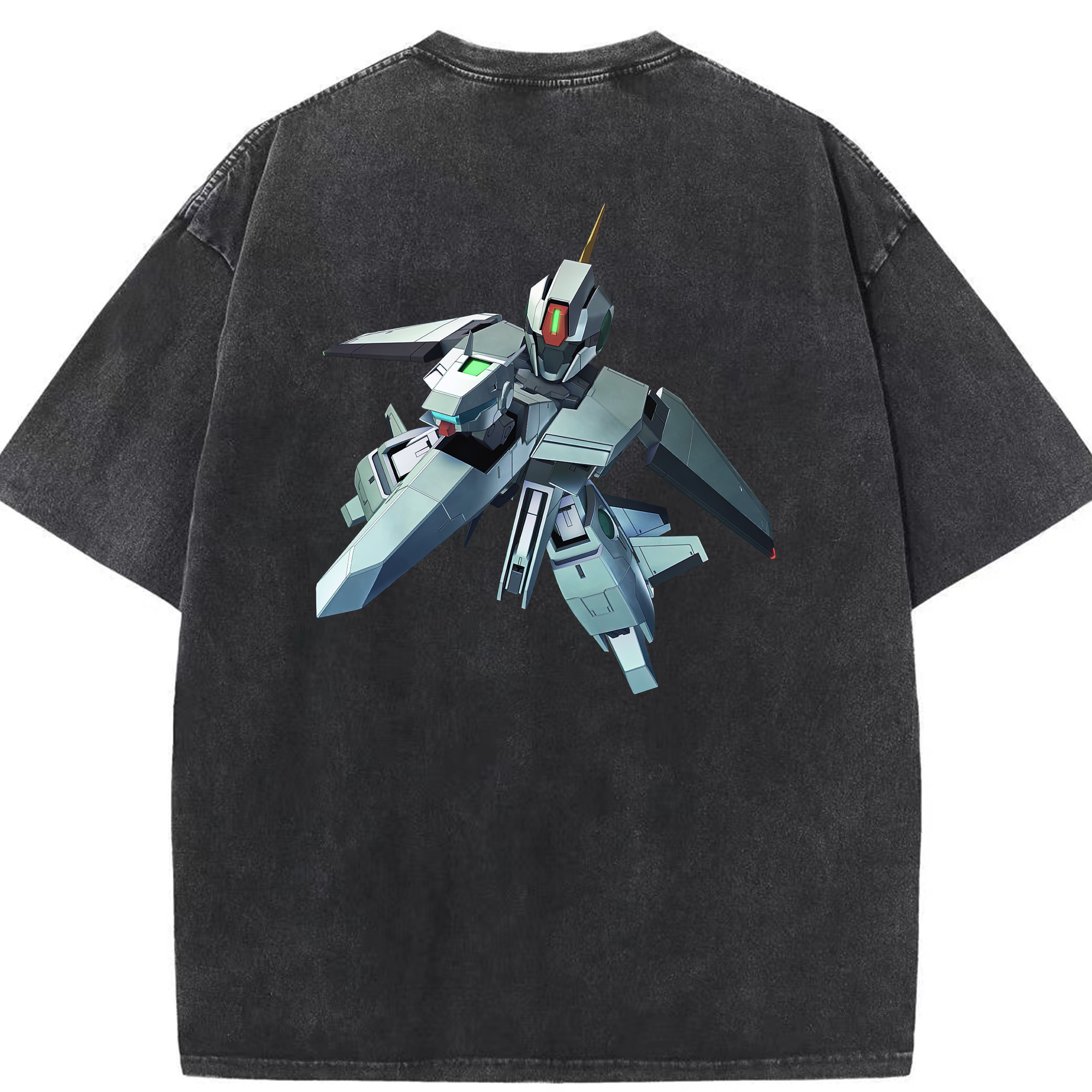 （画像用） 機動戦士ガンダム Mobile Suit Gundam 綿100% ヴィンテージ風 半袖Tシャツ（背面プリント）