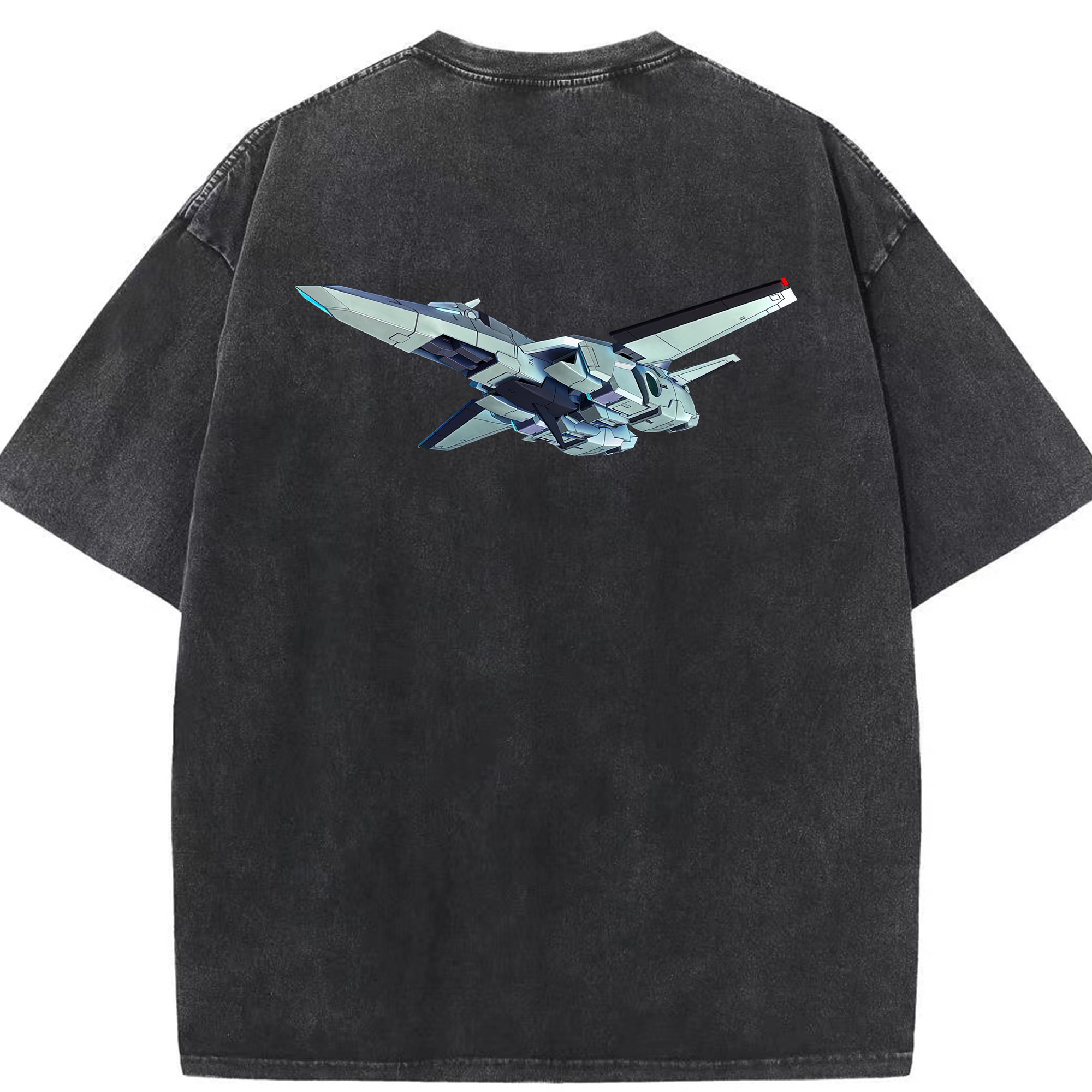 （画像用） 機動戦士ガンダム Mobile Suit Gundam 綿100% ヴィンテージ風 半袖Tシャツ（背面プリント）