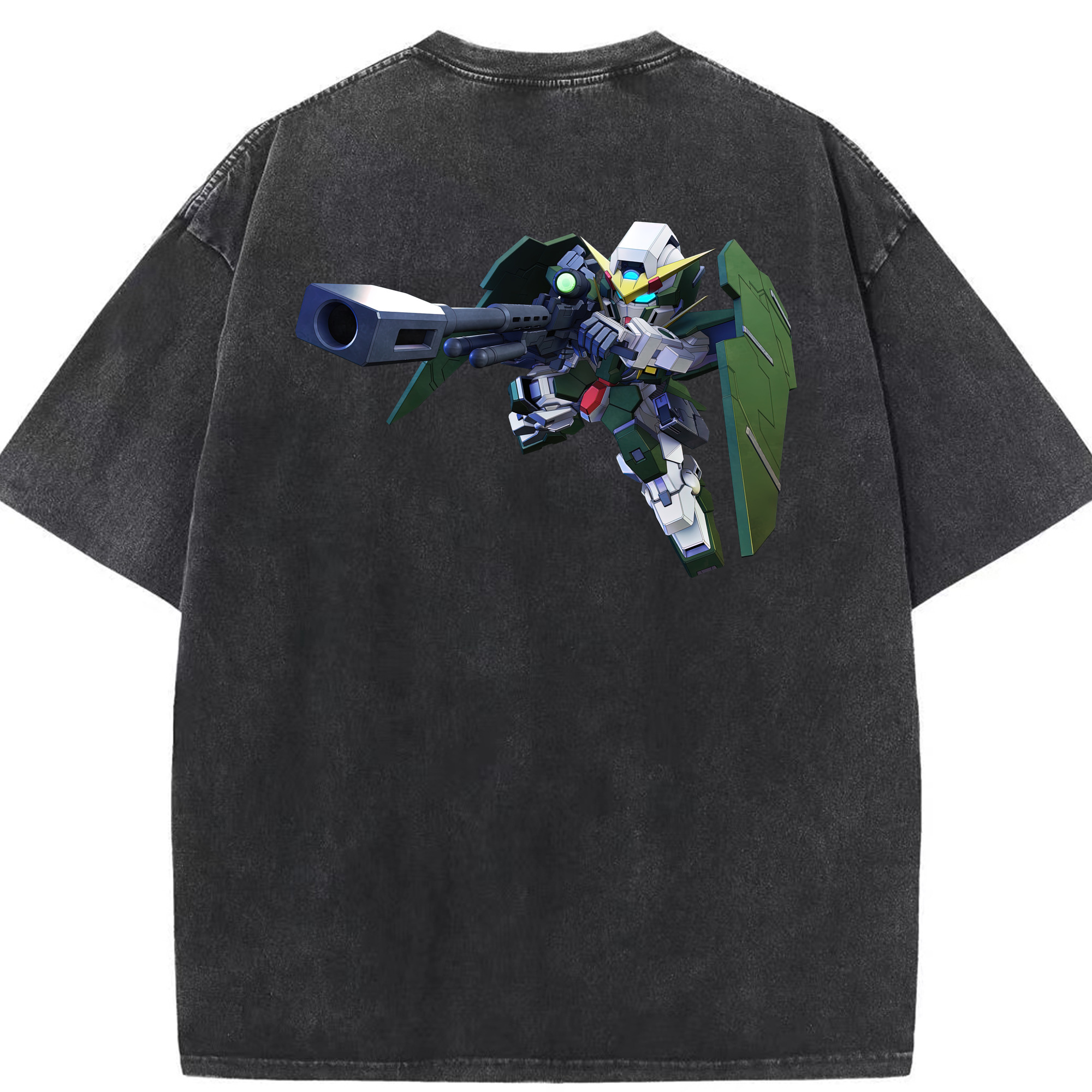 （画像用） 機動戦士ガンダム Mobile Suit Gundam 綿100% ヴィンテージ風 半袖Tシャツ（背面プリント）