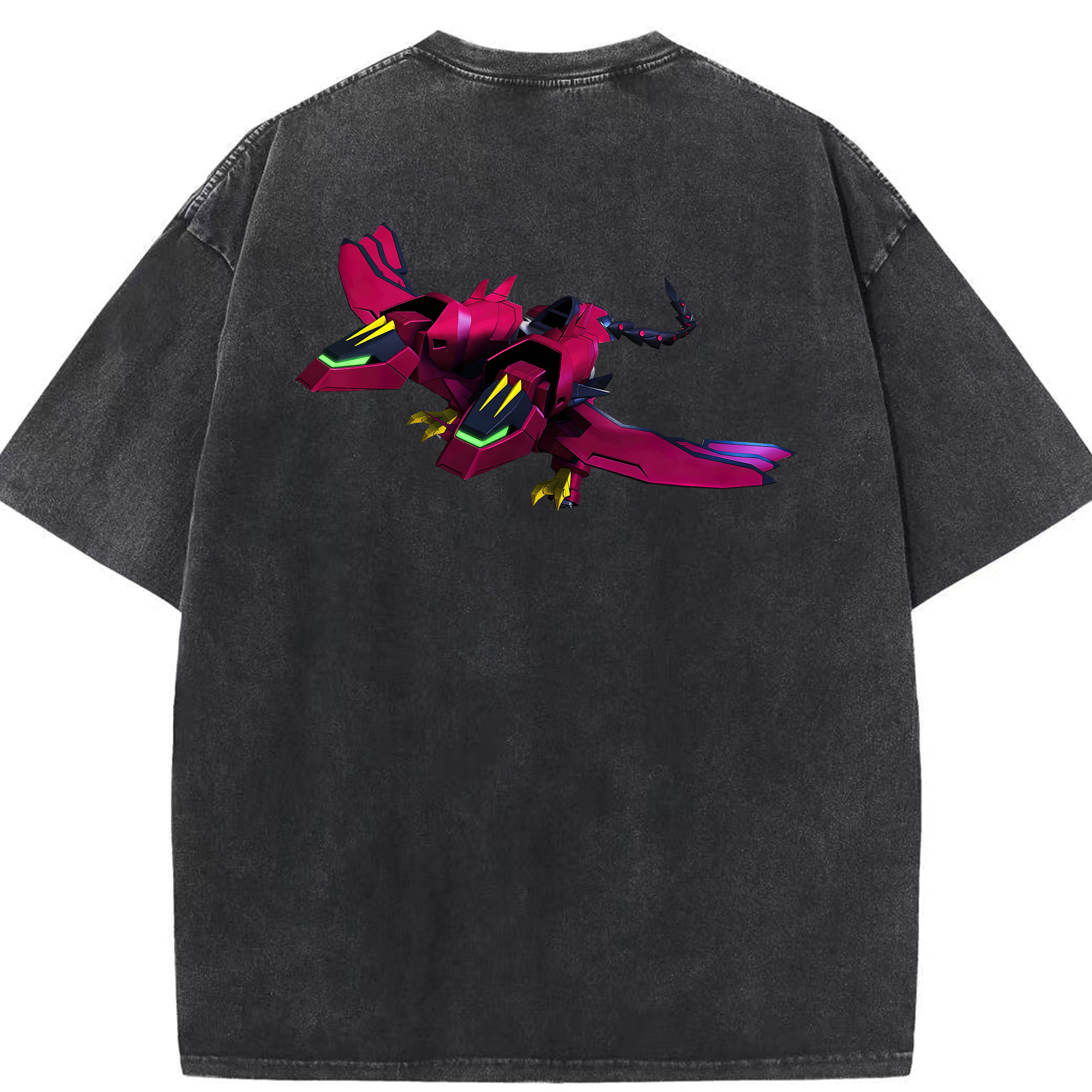 （画像用） 機動戦士ガンダム Mobile Suit Gundam 綿100% ヴィンテージ風 半袖Tシャツ（背面プリント）
