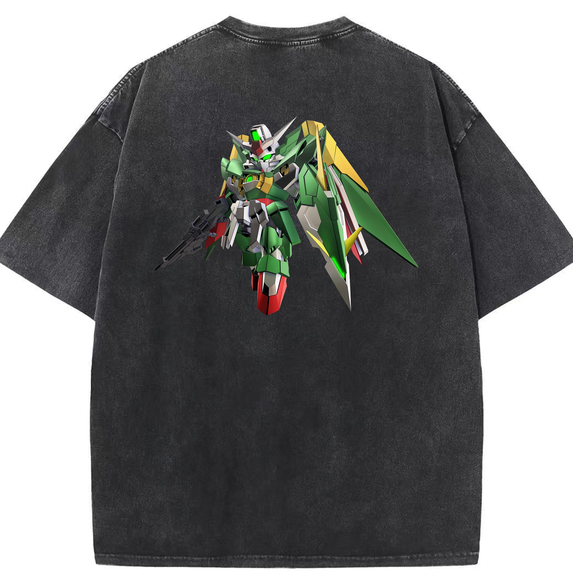 （画像用） 機動戦士ガンダム Mobile Suit Gundam 綿100% ヴィンテージ風 半袖Tシャツ（背面プリント）