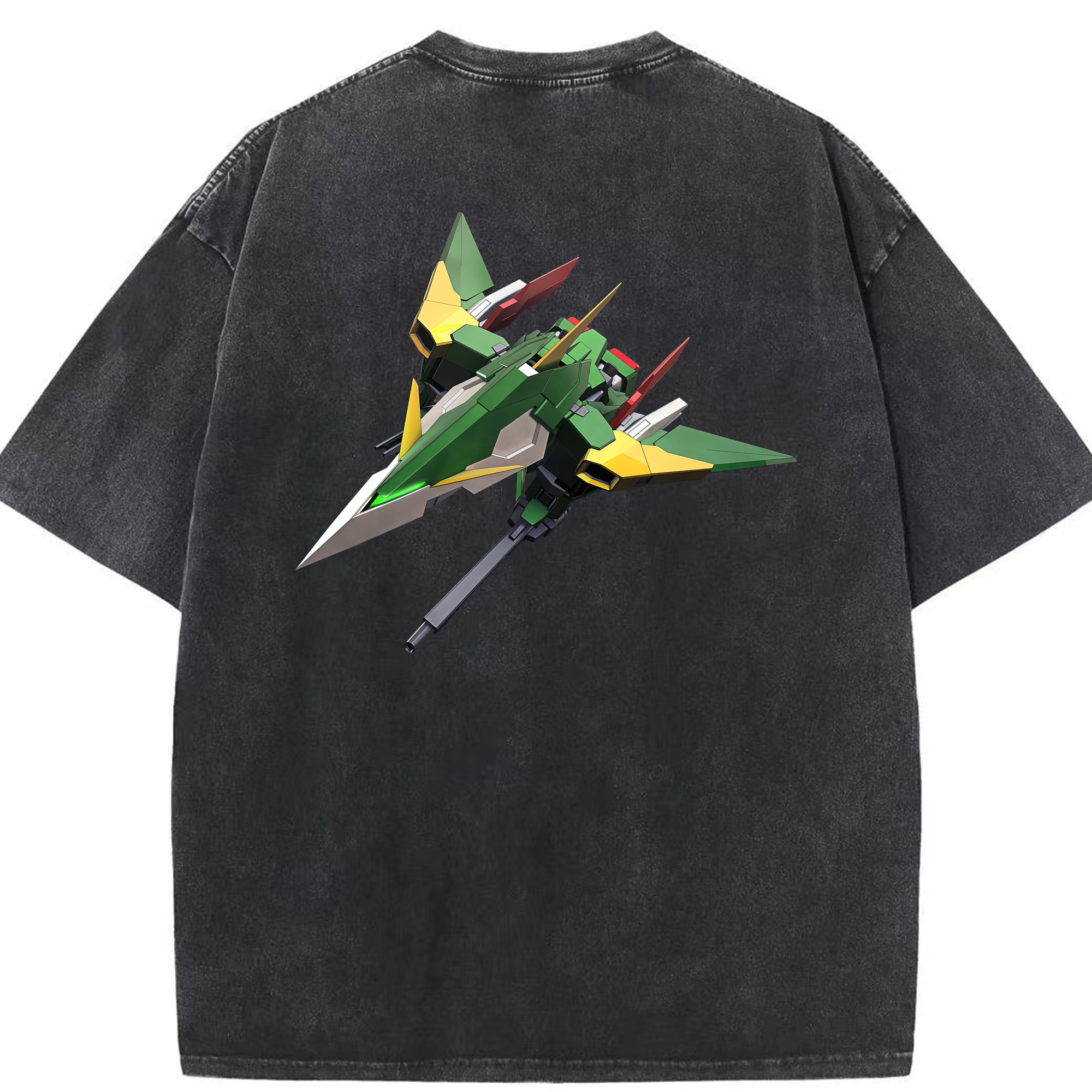 （画像用） 機動戦士ガンダム Mobile Suit Gundam 綿100% ヴィンテージ風 半袖Tシャツ（背面プリント）