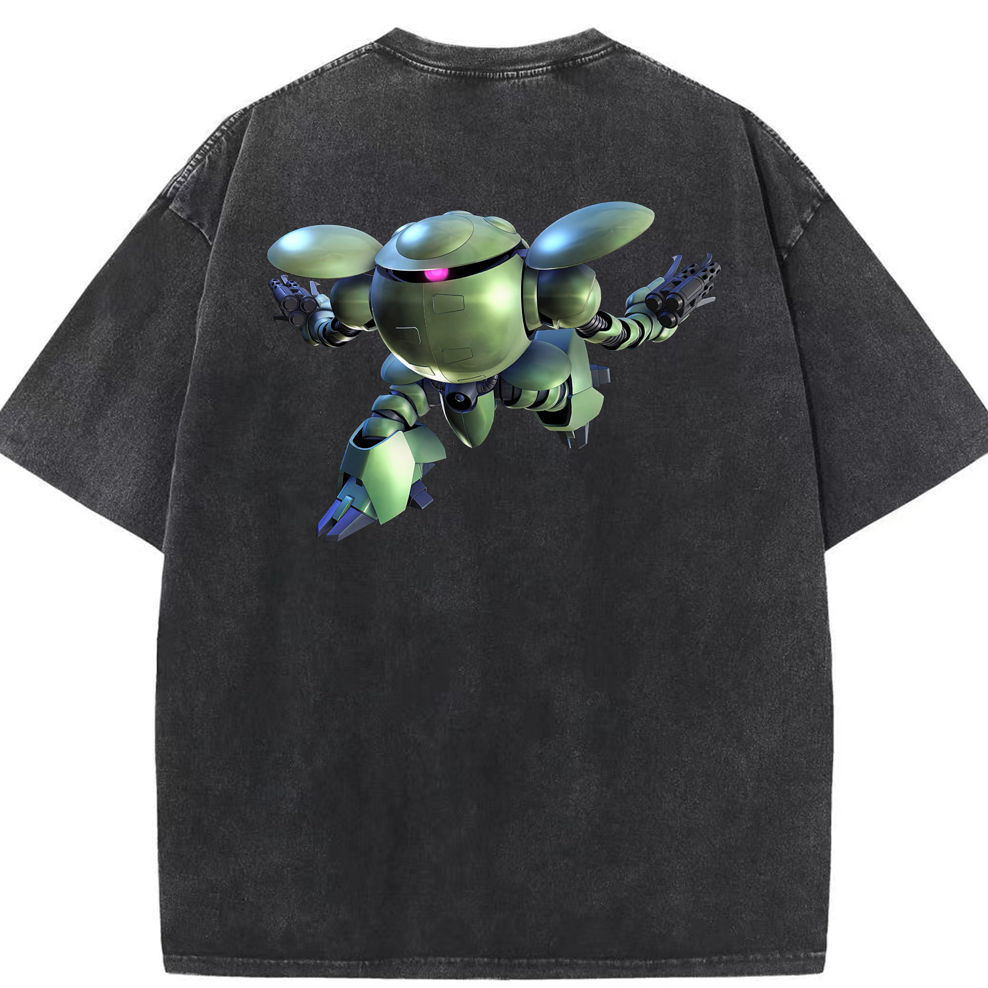 （画像用） 機動戦士ガンダム Mobile Suit Gundam 綿100% ヴィンテージ風 半袖Tシャツ（背面プリント）