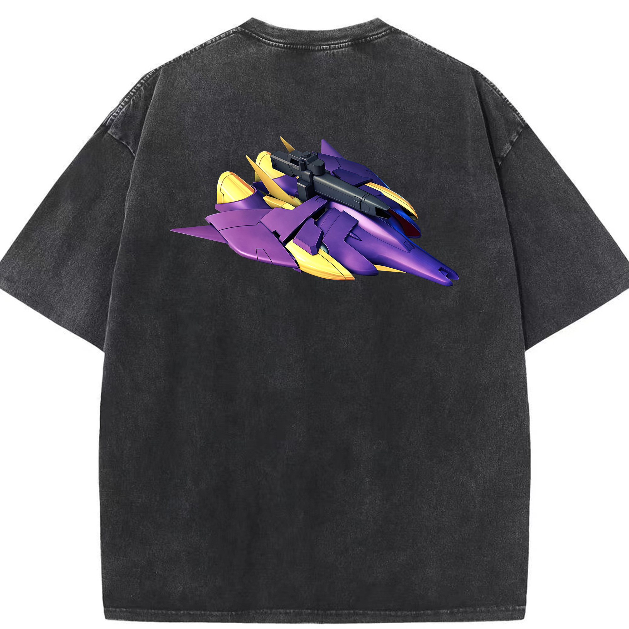 （画像用） 機動戦士ガンダム Mobile Suit Gundam 綿100% ヴィンテージ風 半袖Tシャツ（背面プリント）
