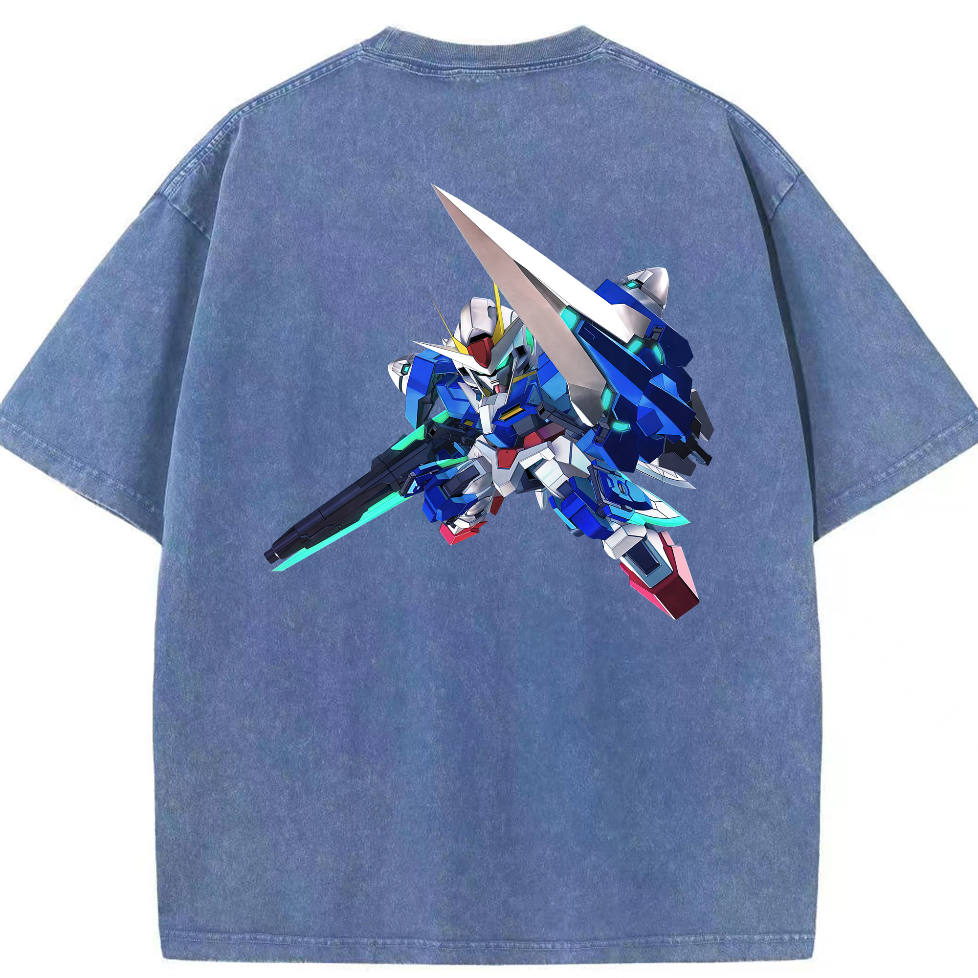 （画像用） 機動戦士ガンダム Mobile Suit Gundam 綿100% ヴィンテージ風 半袖Tシャツ（背面プリント）