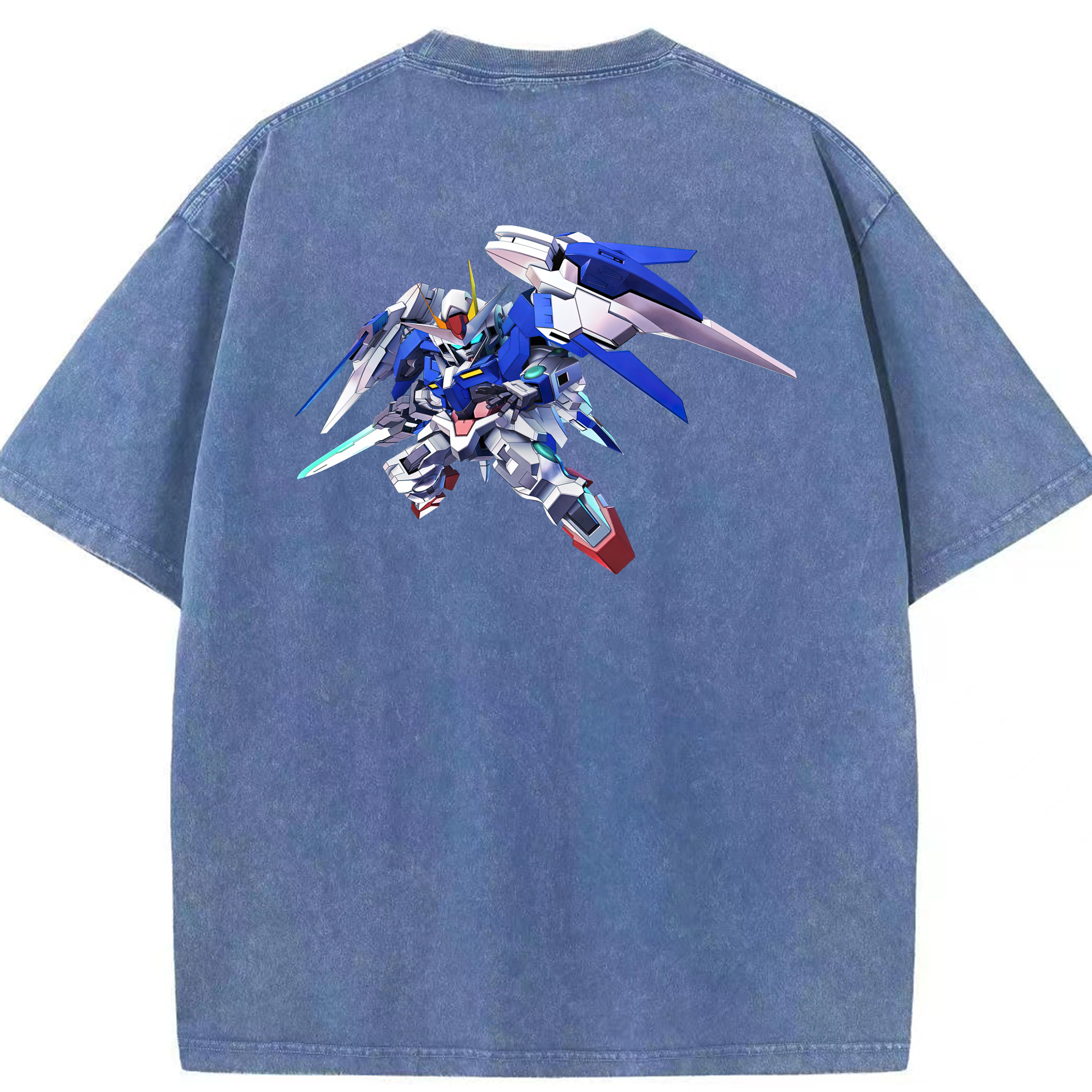 （画像用） 機動戦士ガンダム Mobile Suit Gundam 綿100% ヴィンテージ風 半袖Tシャツ（背面プリント）