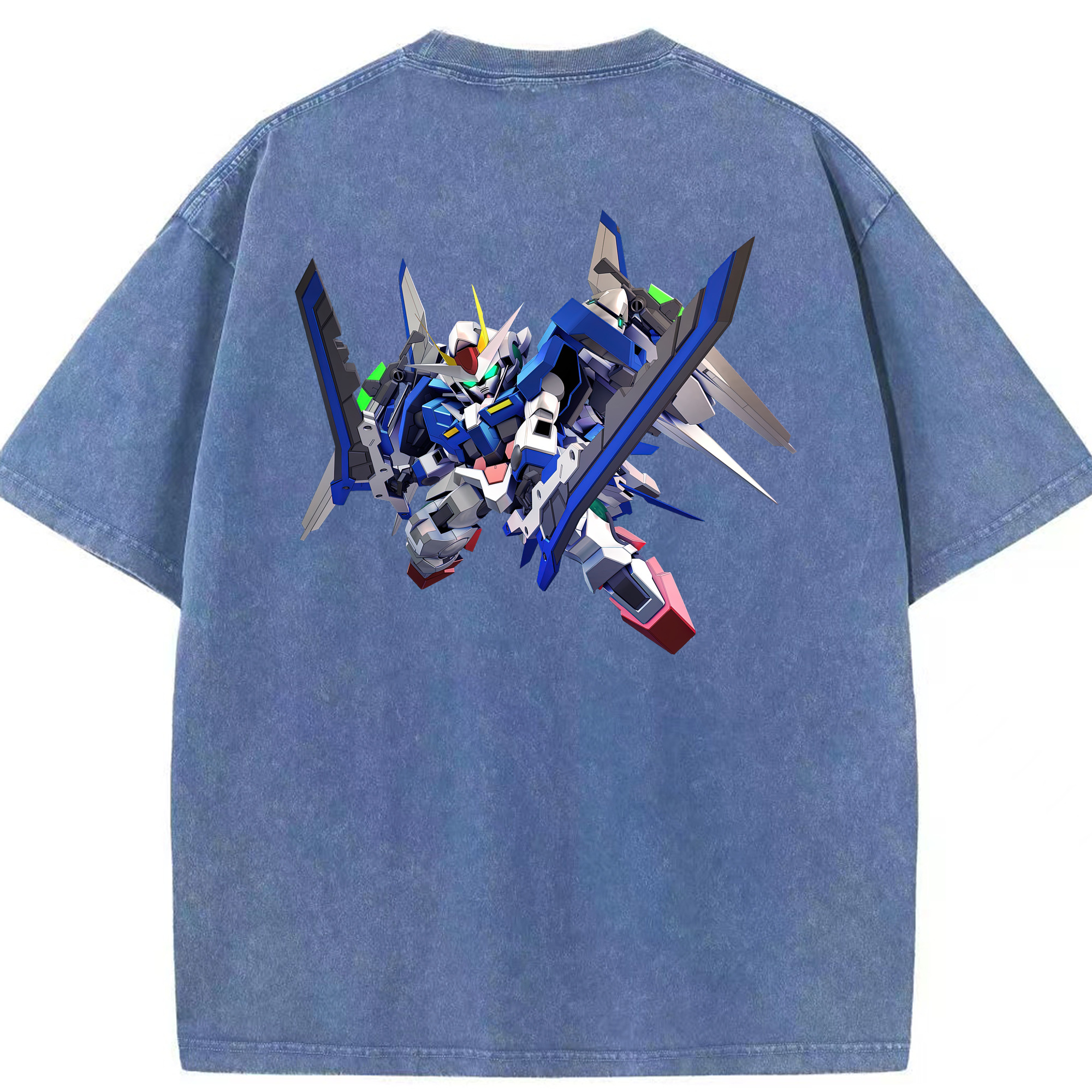 （画像用） 機動戦士ガンダム Mobile Suit Gundam 綿100% ヴィンテージ風 半袖Tシャツ（背面プリント）