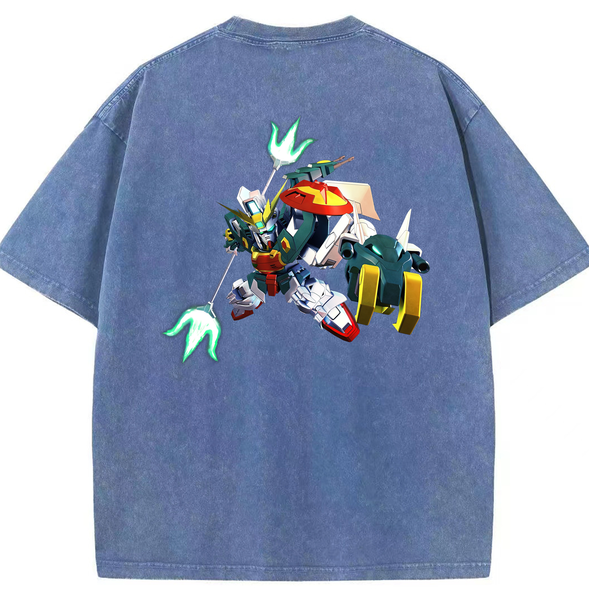 （画像用） 機動戦士ガンダム Mobile Suit Gundam 綿100% ヴィンテージ風 半袖Tシャツ（背面プリント）