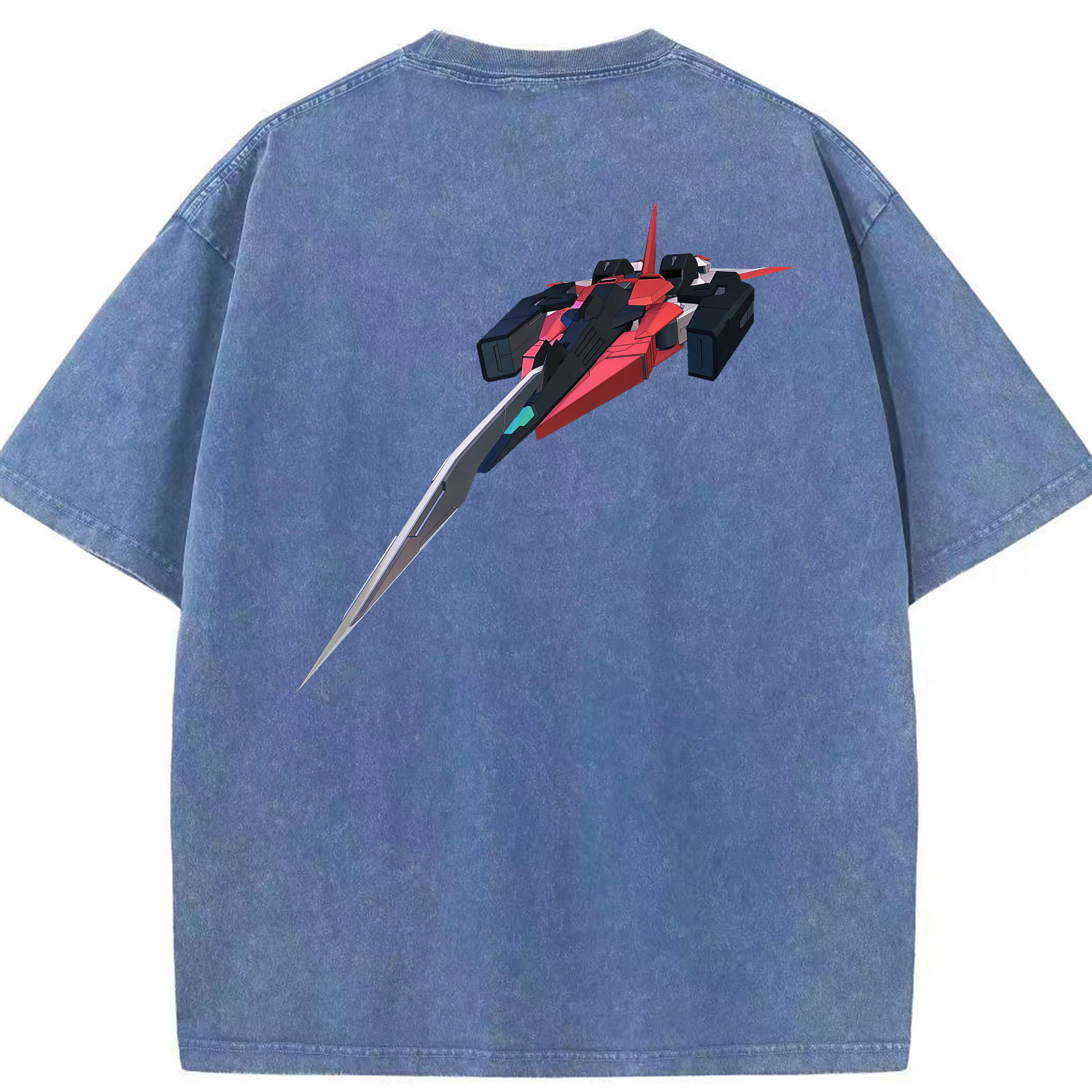 （画像用） 機動戦士ガンダム Mobile Suit Gundam 綿100% ヴィンテージ風 半袖Tシャツ（背面プリント）