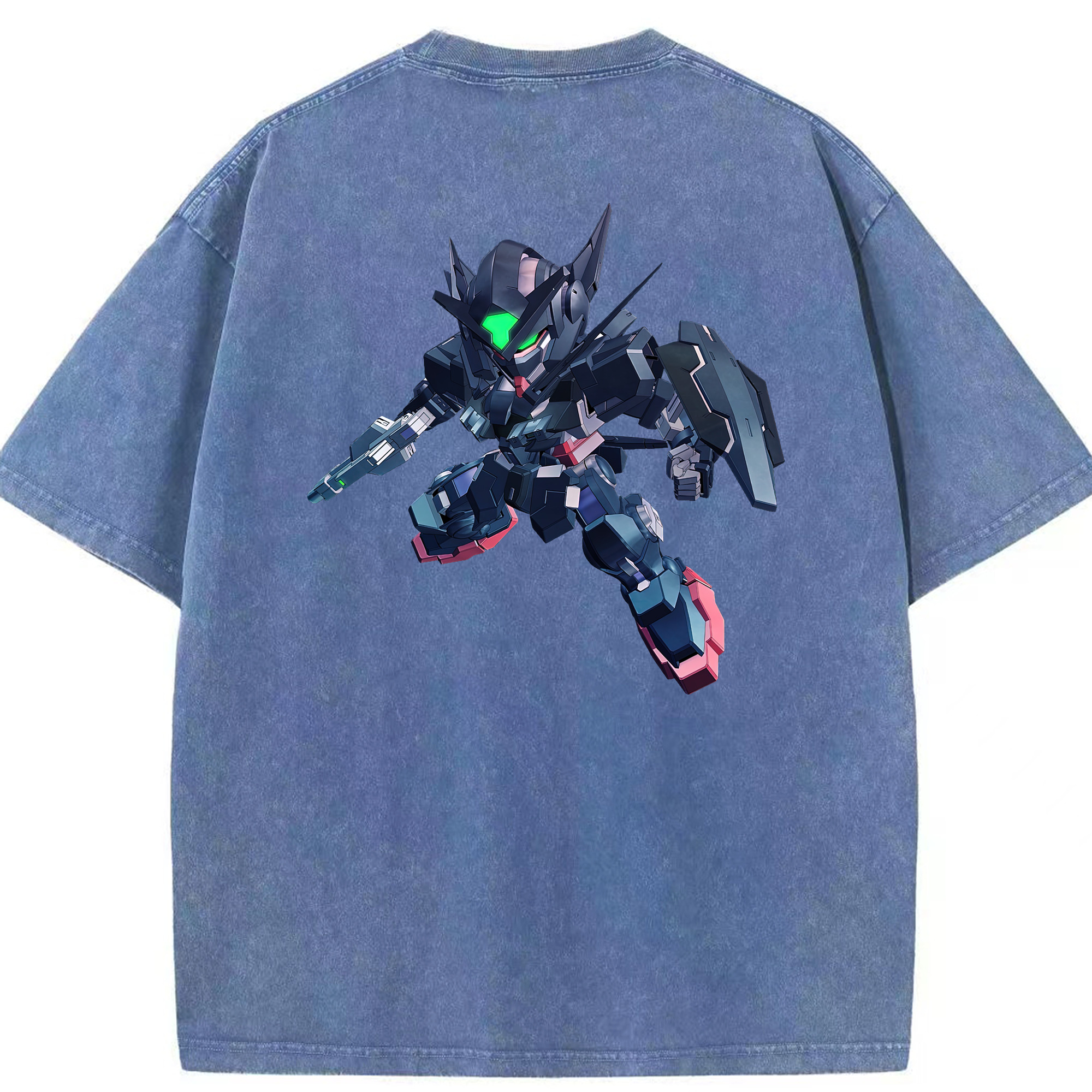 （画像用） 機動戦士ガンダム Mobile Suit Gundam 綿100% ヴィンテージ風 半袖Tシャツ（背面プリント）