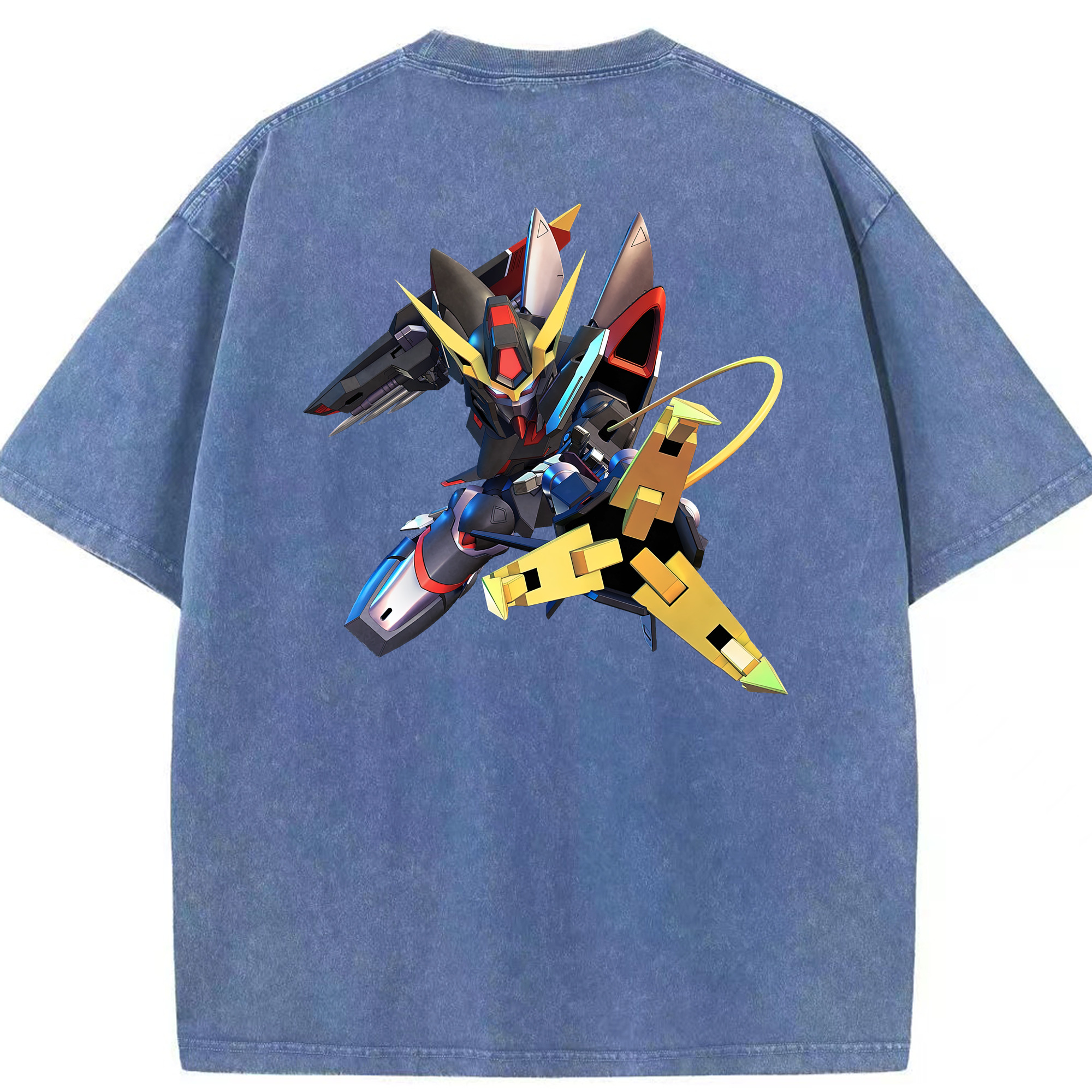 （画像用） 機動戦士ガンダム Mobile Suit Gundam 綿100% ヴィンテージ風 半袖Tシャツ（背面プリント）