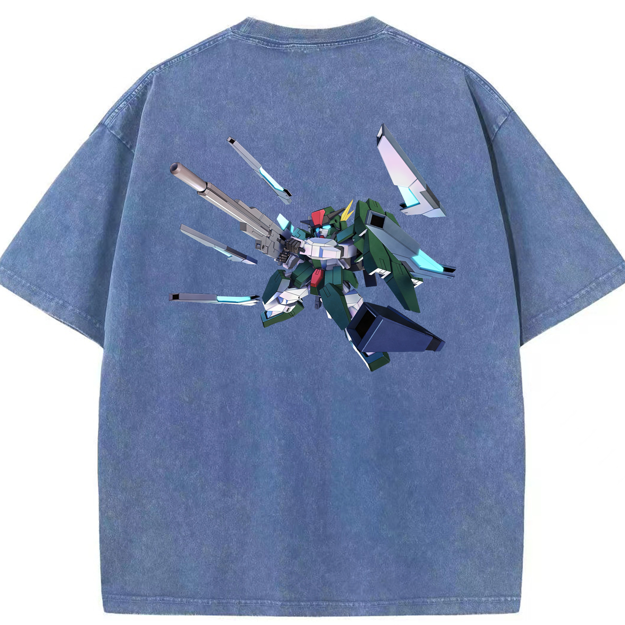 （画像用） 機動戦士ガンダム Mobile Suit Gundam 綿100% ヴィンテージ風 半袖Tシャツ（背面プリント）