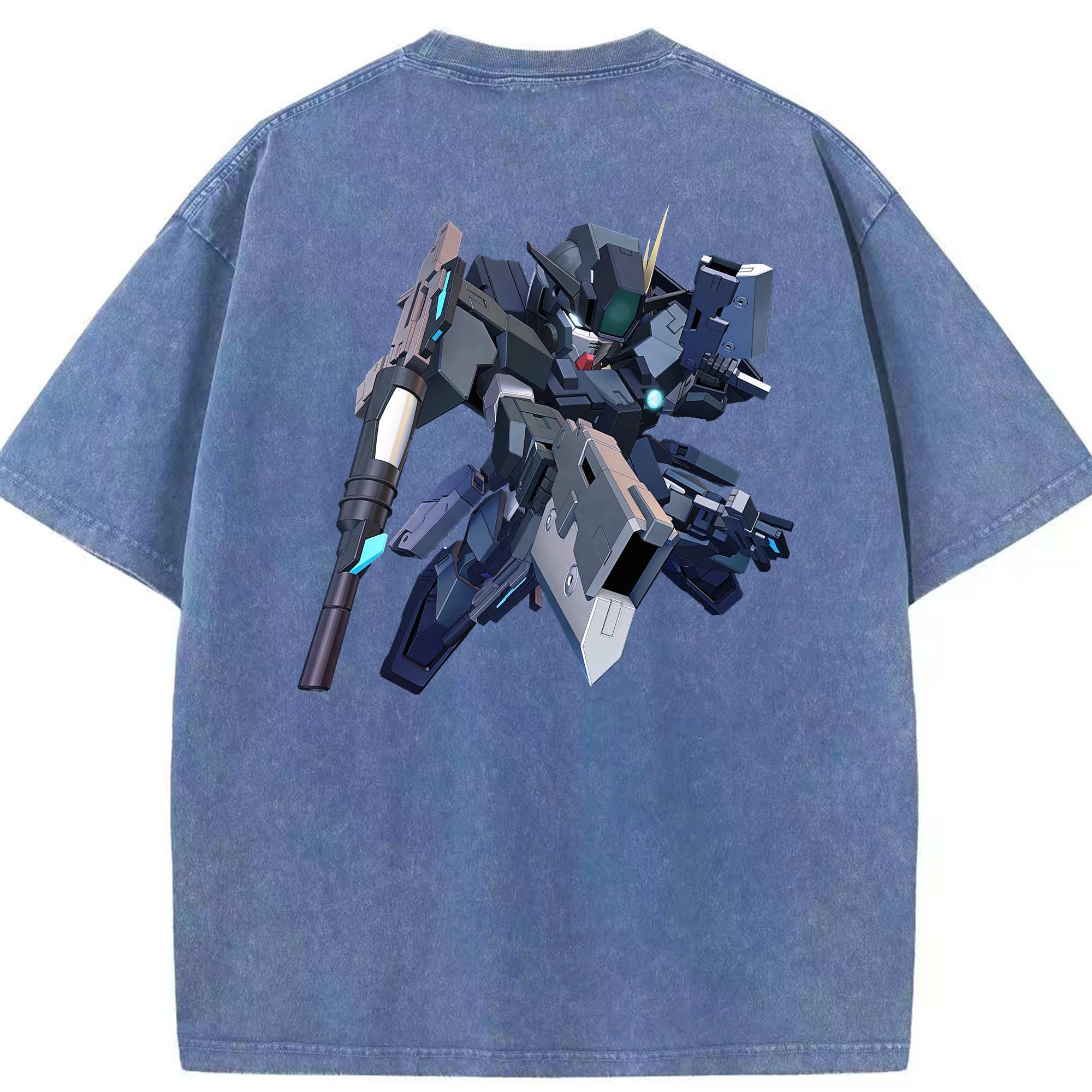 （画像用） 機動戦士ガンダム Mobile Suit Gundam 綿100% ヴィンテージ風 半袖Tシャツ（背面プリント）